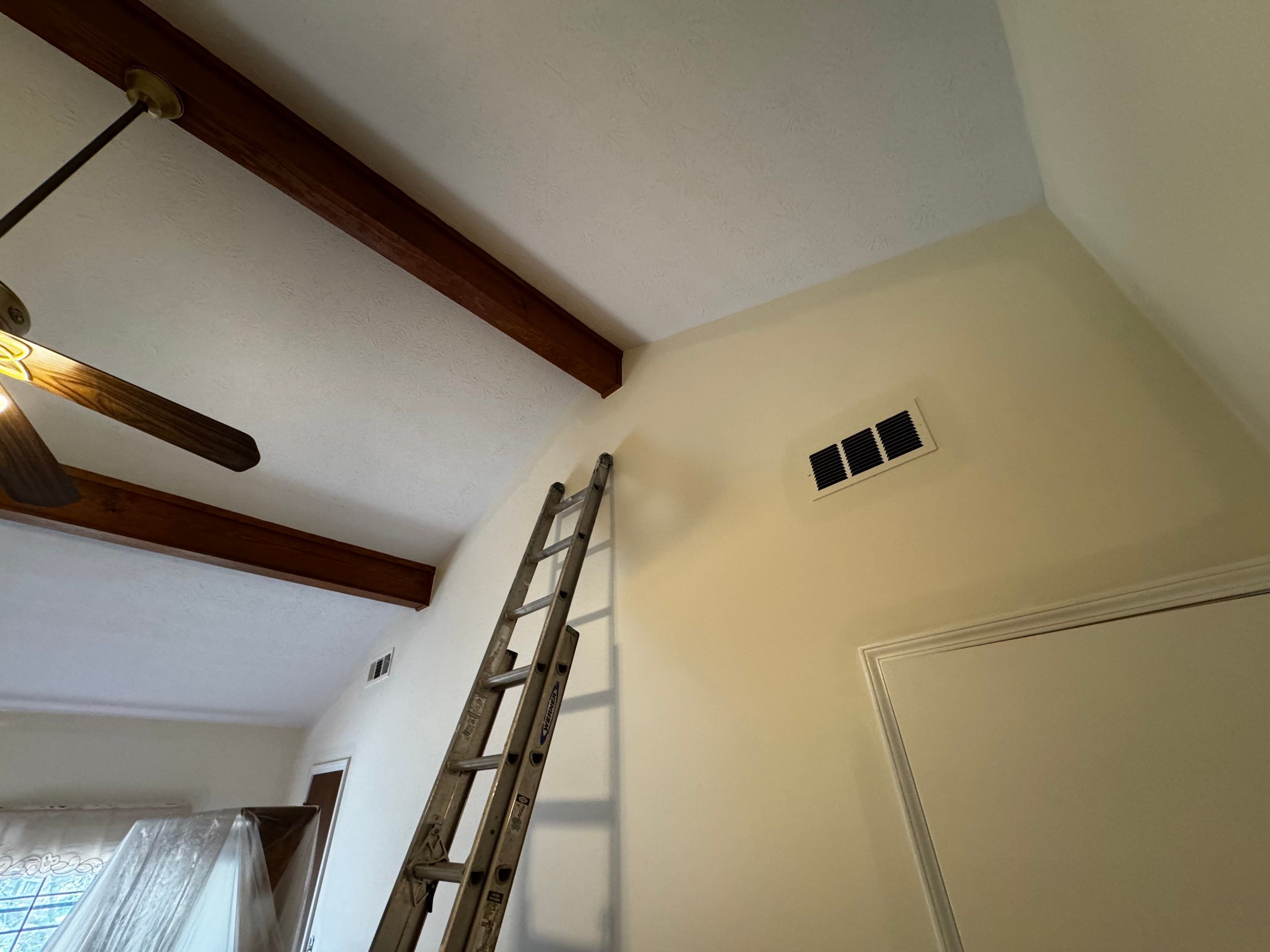 Master Bedroom Crack Repair & Repaint by PGP Surface Solutions, LLC