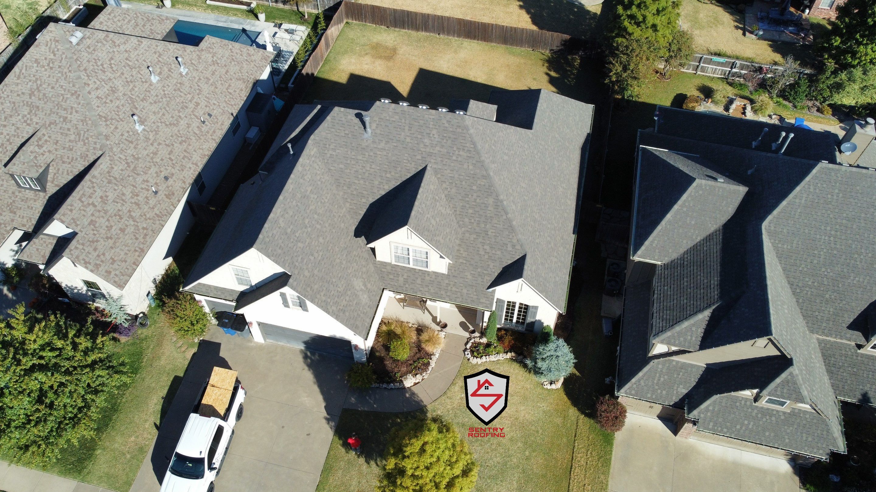 Residential Roof Replacement using Malarkey Vista (Weathered Wood) by Sentry Roofing