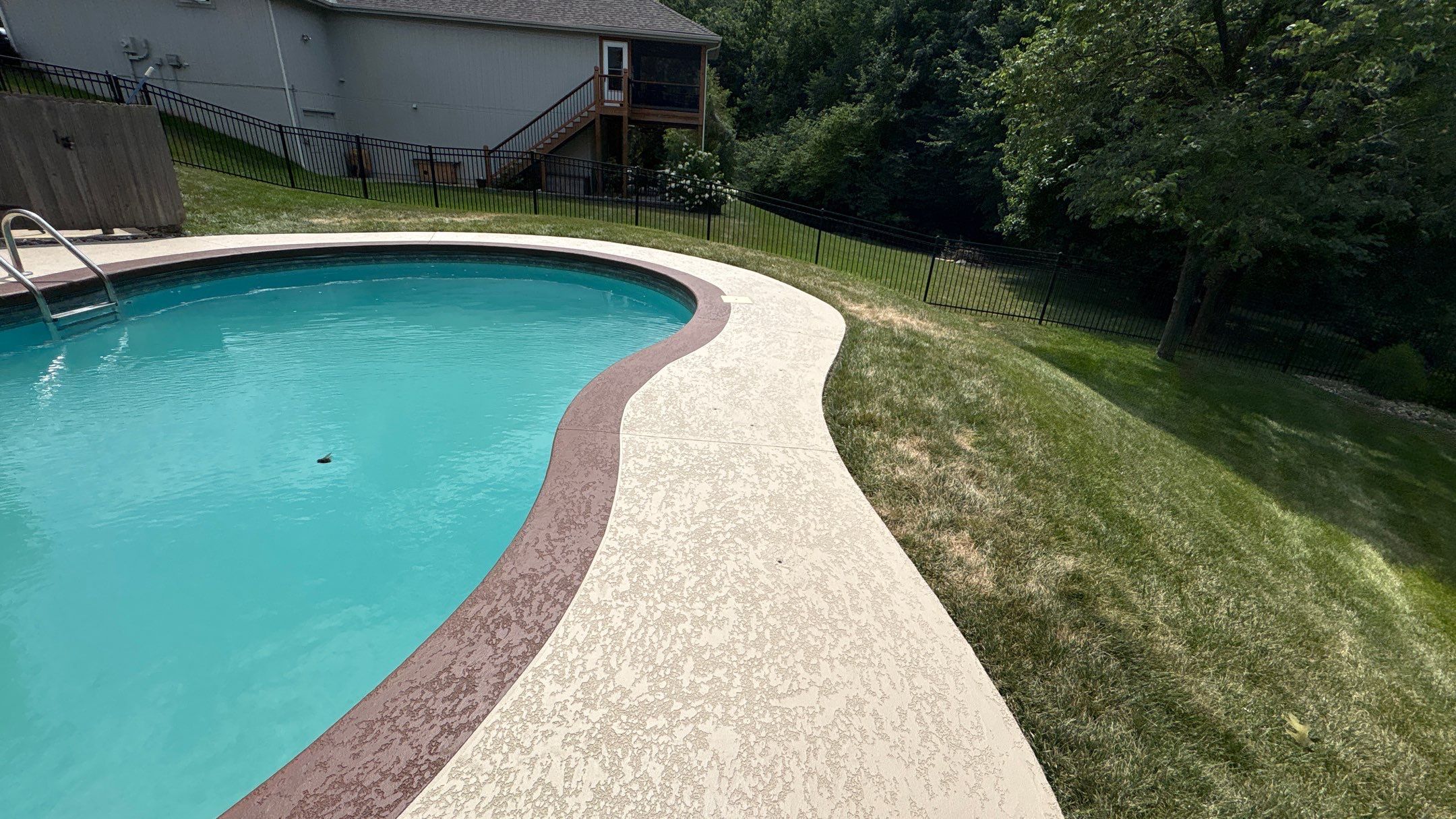 Pool Deck Refresh- Kansas City, MO by Big Red Decorative Concrete, LLC