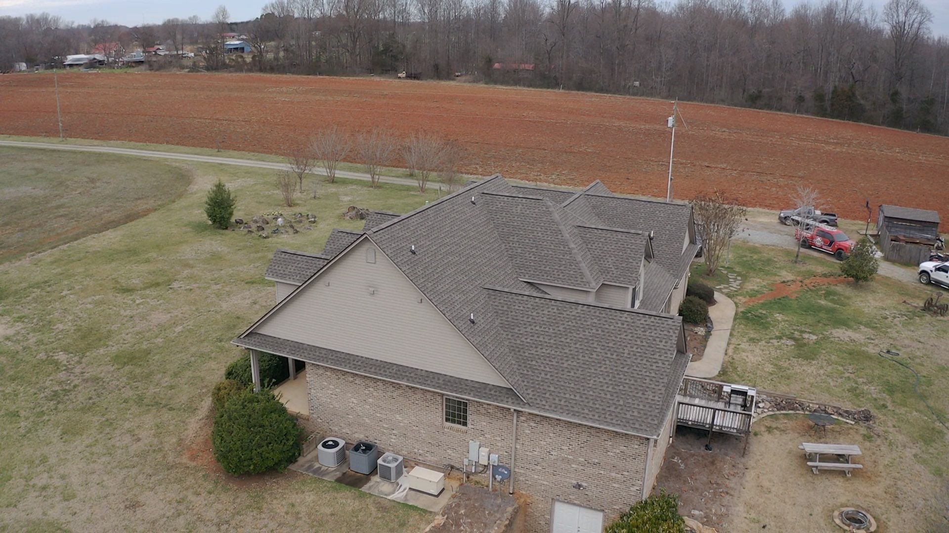 GAF Weathered Wood and Custom Copper by Just In Time Roofing and Restoration