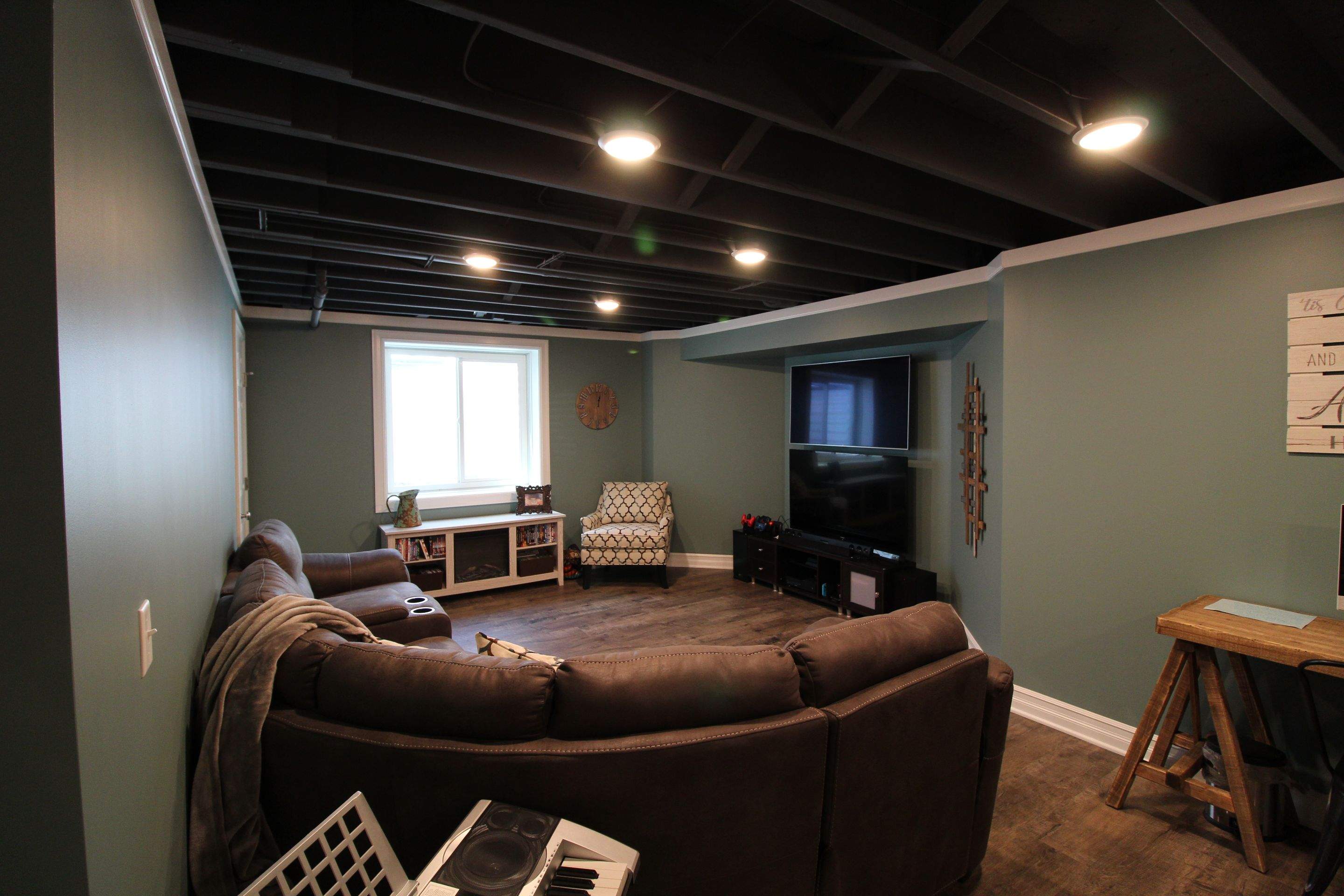 Basement Remodel by Ivy Lea Construction