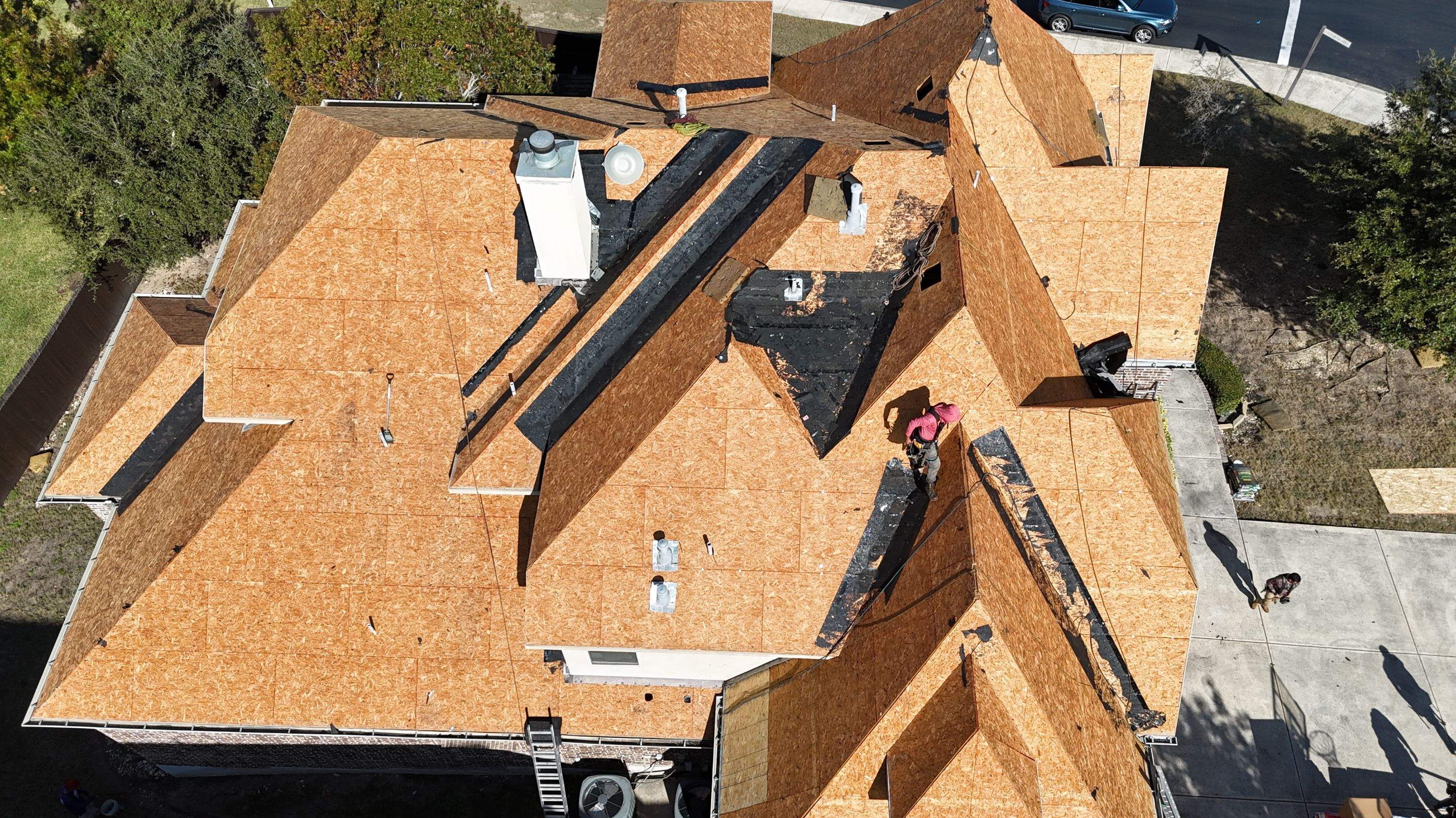 Residential Roof Replacement using GAF HDZ - Weathered Wood by Elite Roofing LLC