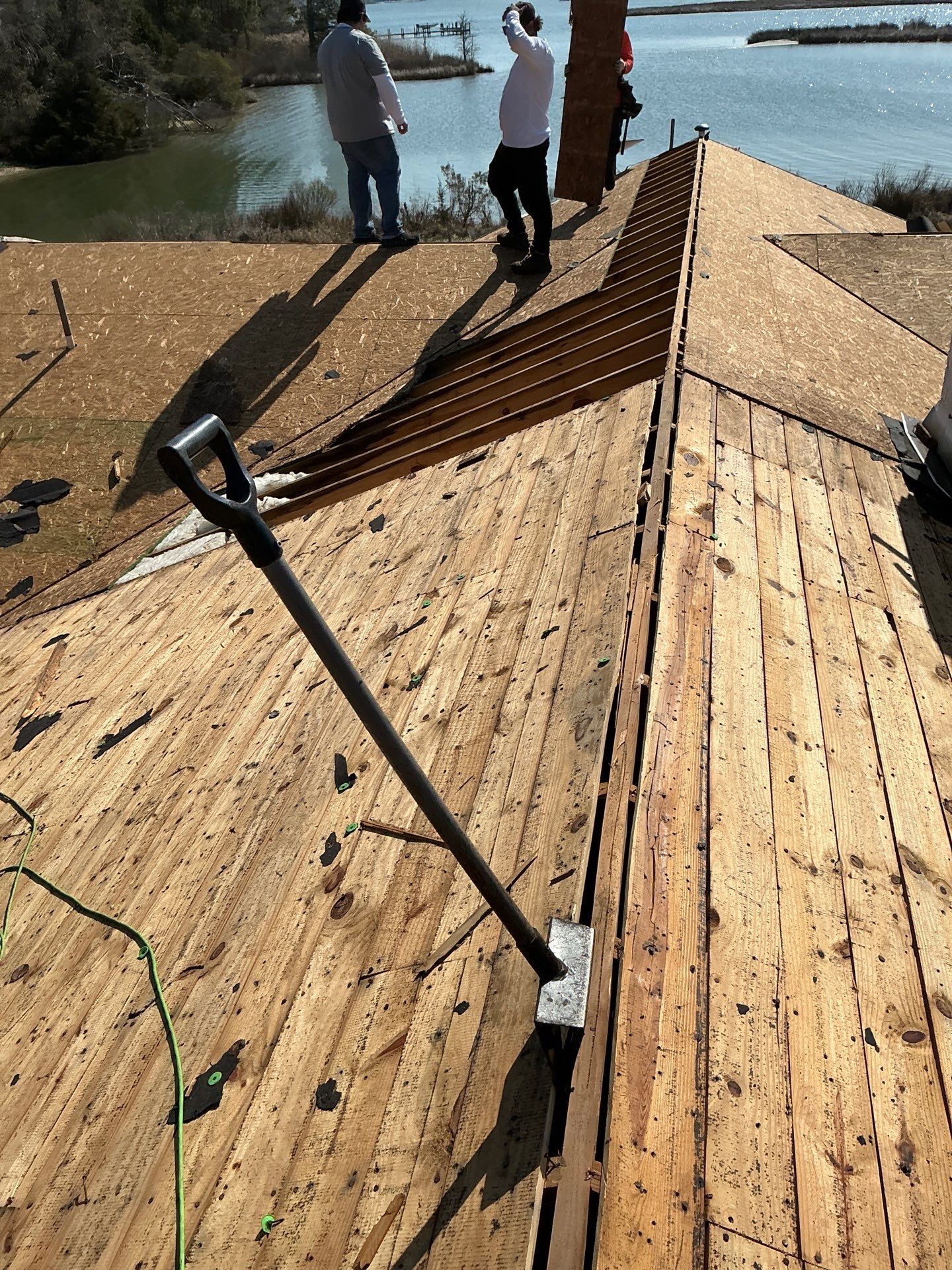 Roof Replacement in White Stone by Cade Construction