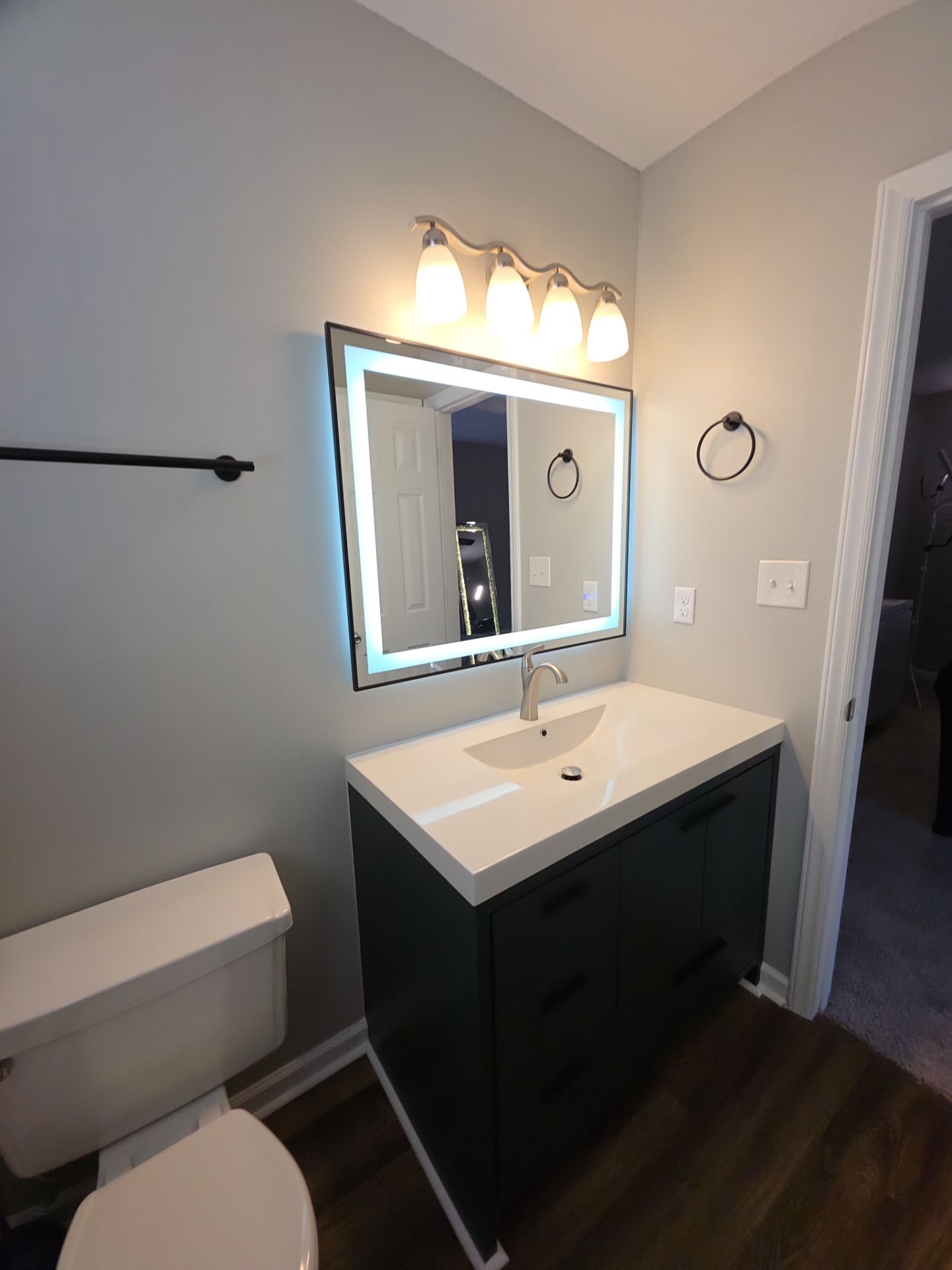 Modern Vanity Refresh in Holly Springs – Small Update, Big Impact by Elite Remodeling and Design LLC