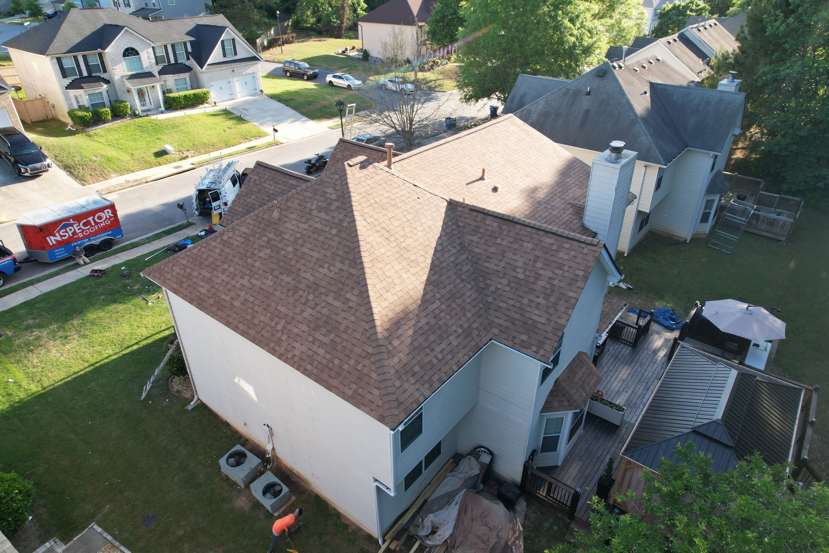 Residential Roof Replacement using Owens Corning by Inspector Roofing and Restoration