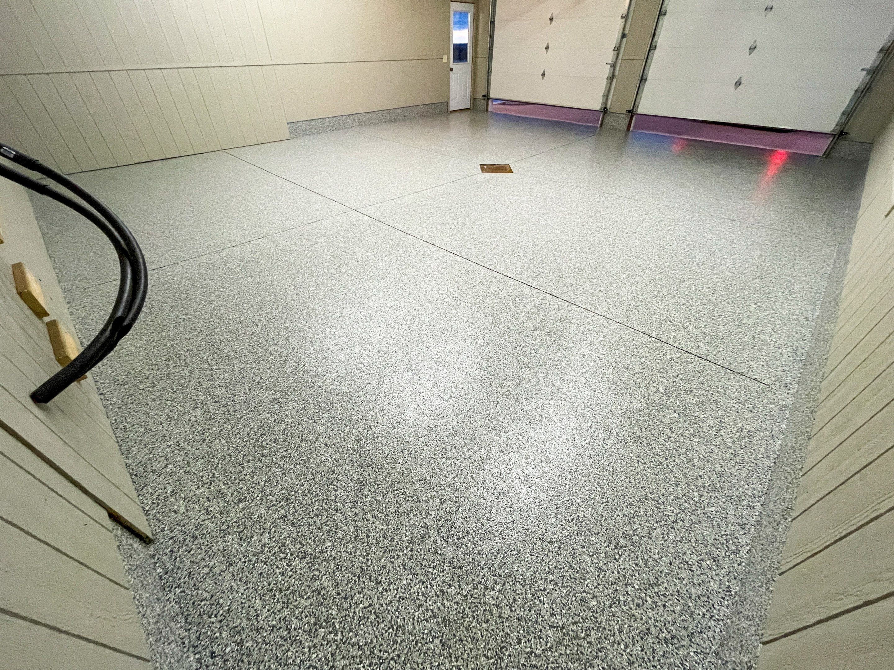 Garage using Slate Stone by Select Painting, Coatings & Garage Cabinets