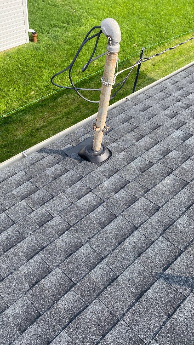 Residential Roofing Installation using GAF Timberline HDZ Charcoal by Nitro Roofing and Construction
