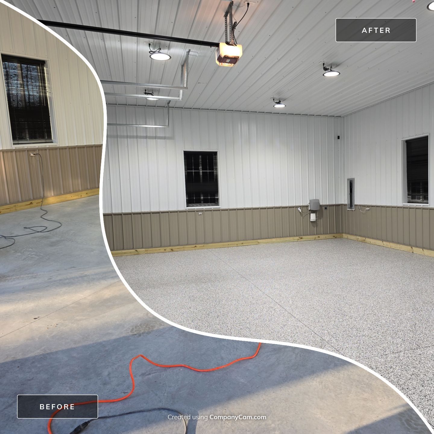 Exciting Garage Transformation by Elite Floor Solutions