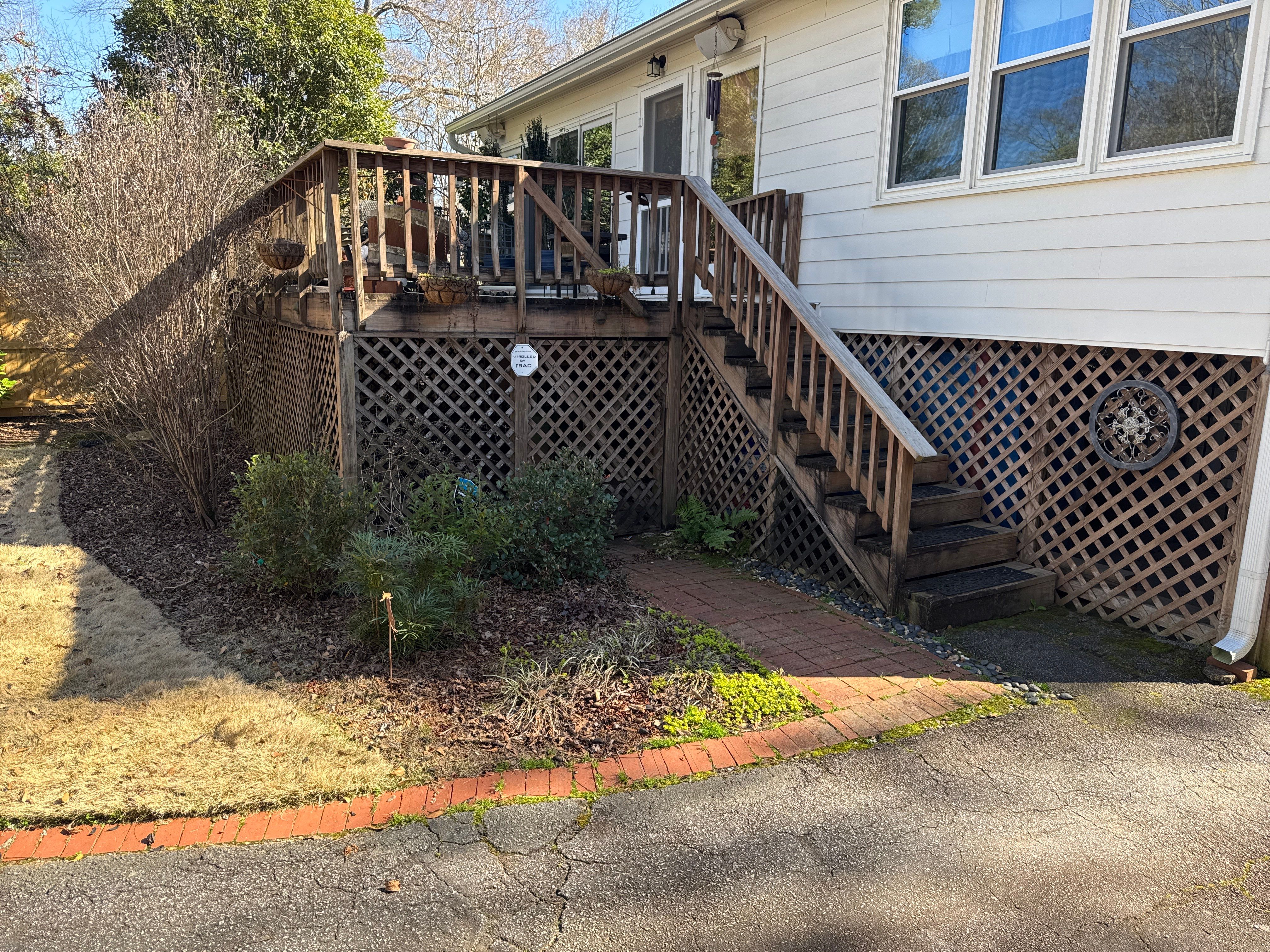 Atlanta, GA Deck Replacement and Hog Board Underpinning Install with Deckorators Summit Series Decking and Hardie Trim by Nelson Exteriors 