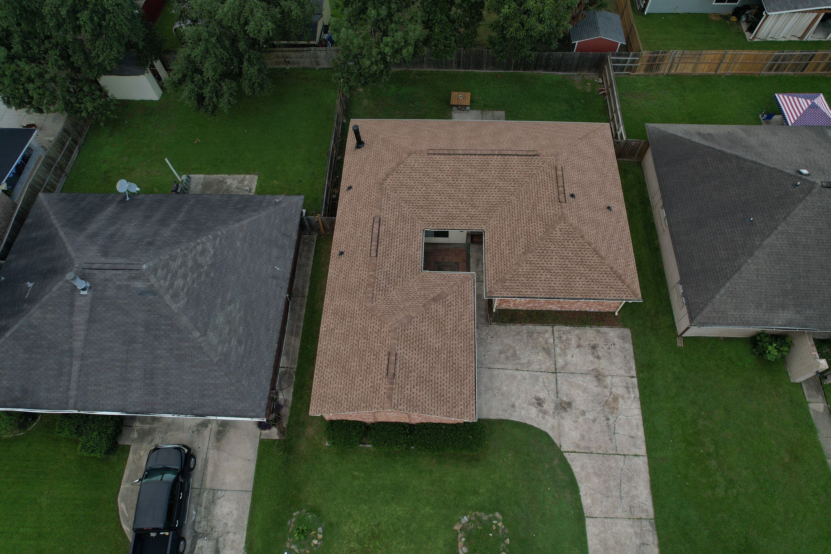 Residential Roofing Installation using GAF Timberline HDZ by Vlex Roofing