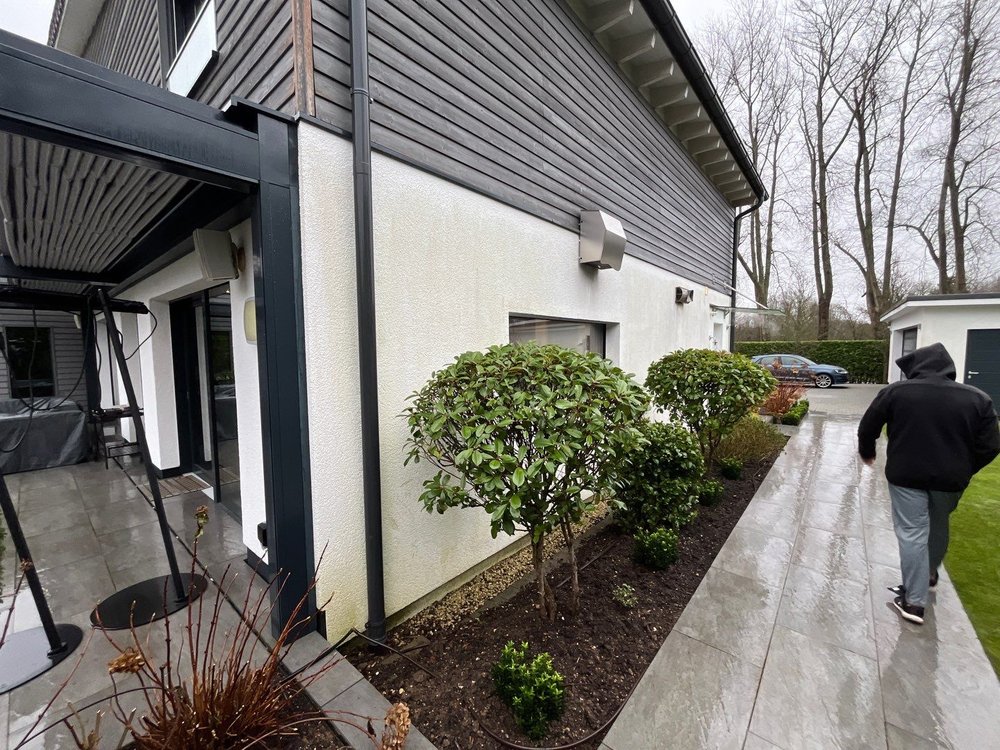 Render Clean using Pureseal Biocide - Solar Panel Clean by Ges Exterior Cleaning ltd