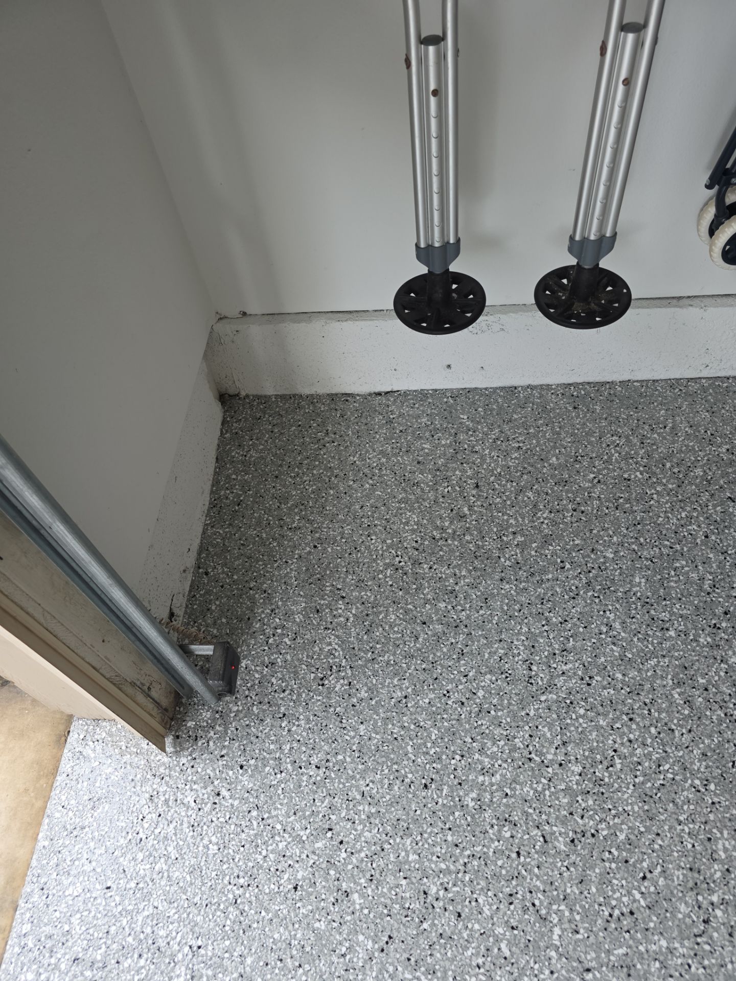 Morro Bay Garage Floor Transformation With Simiron Feather Gray Epoxy by MGP Coatings