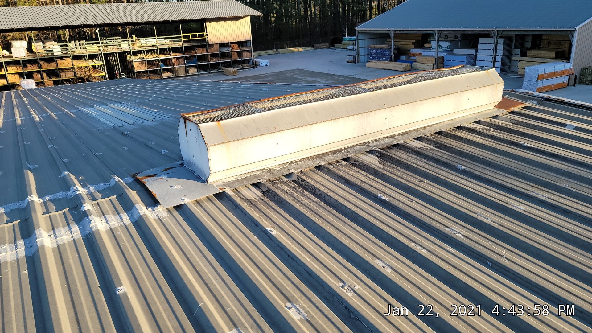 Commercial Roofing Installation using Aldocoat Coatings by Hostetler Roofing