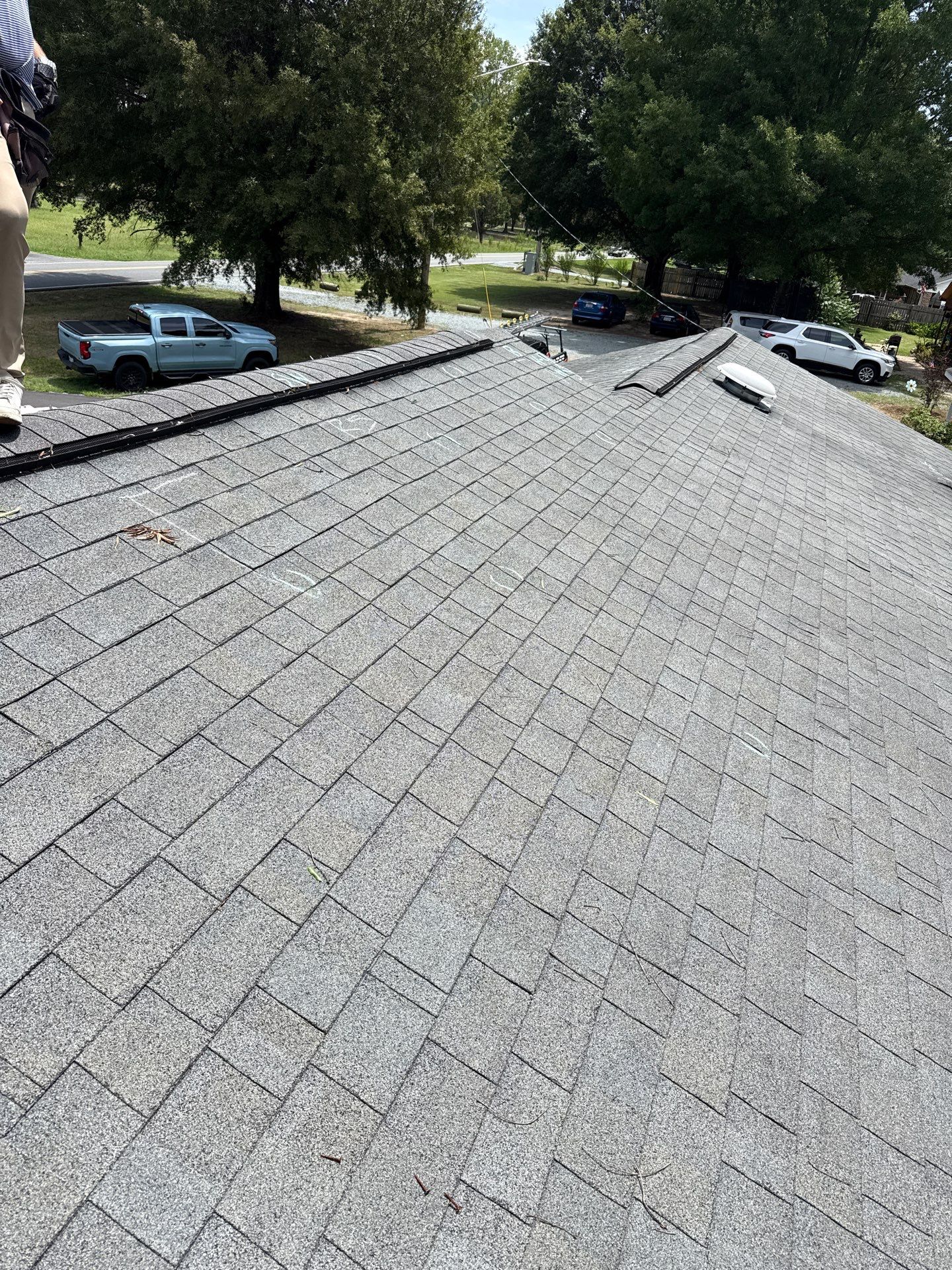 Roof replacement, interior and gutter repair by hail and wind damage by Just Brilliant Restoration JBR