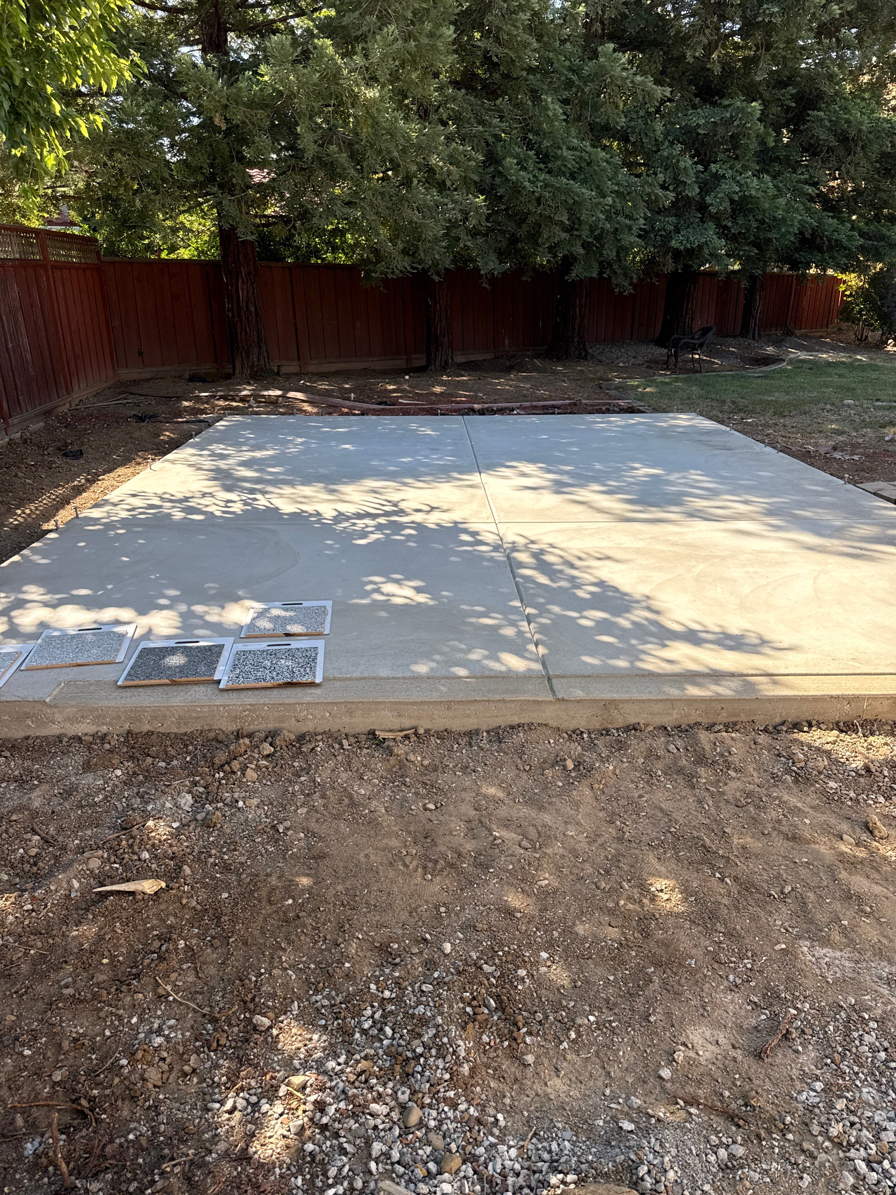Garage Floor: Vinyl Chip using Light Grey by J&C Concrete Restoration, Inc