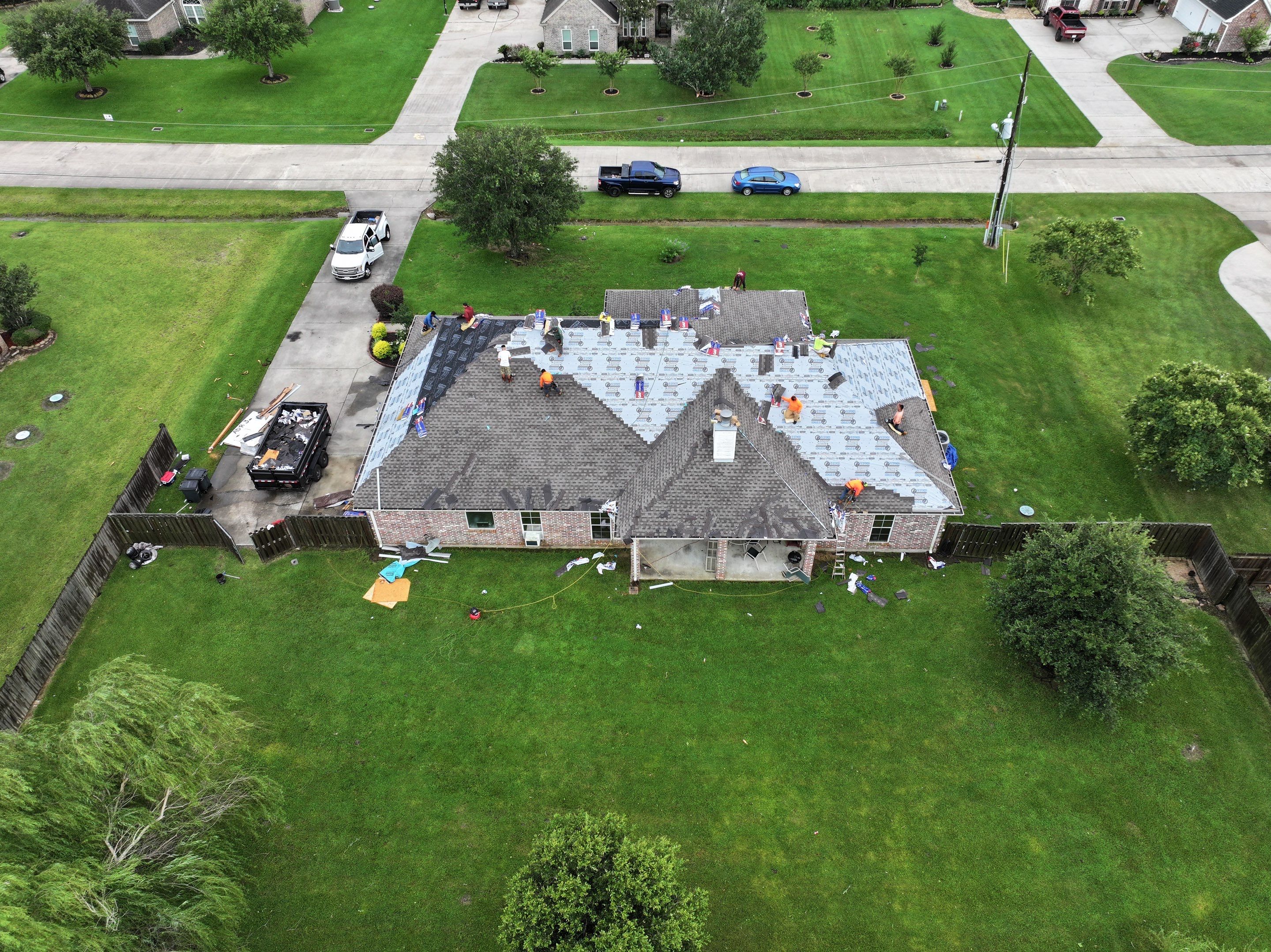 Residential Roof Replacement using GAF HDZ - Weathered Wood by Elite Roofing LLC