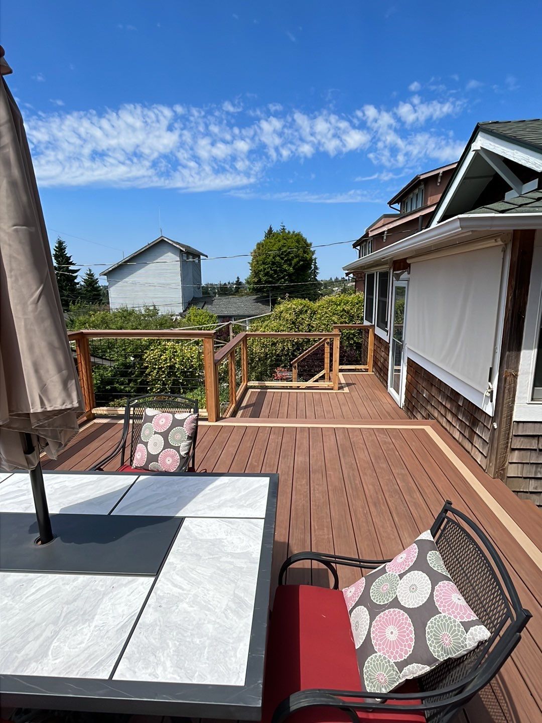 Seattle New Deck Project by Alki deck builders 