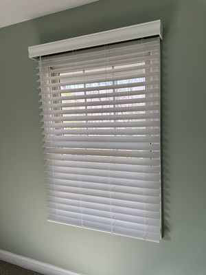 Roller Shade and Faux Wood Blind Installation - Dunkirk