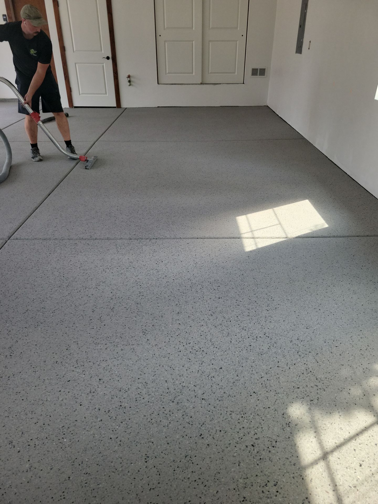 Garage Transformation using Denali Hybrid by Croc Coatings, LLC