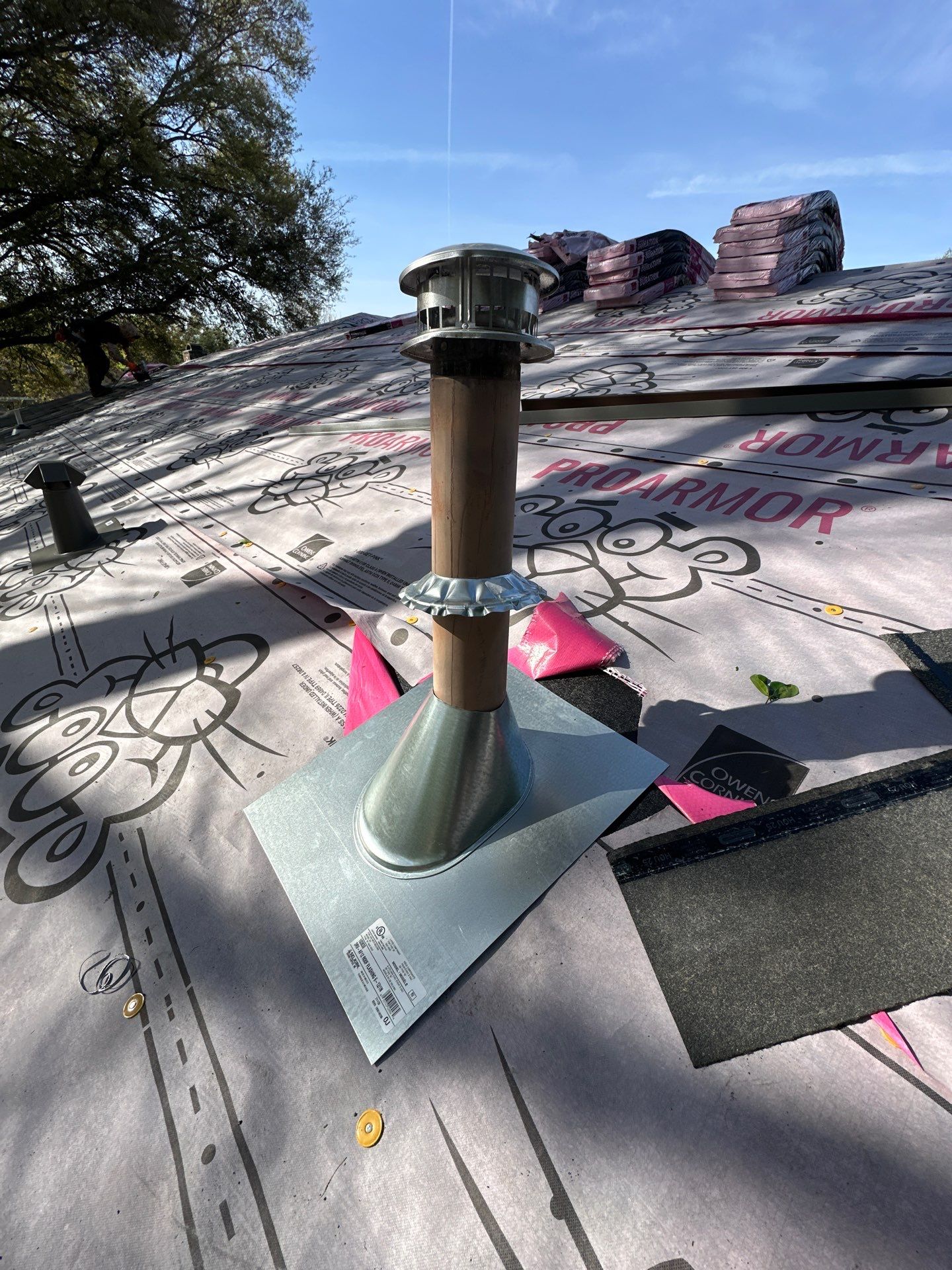 Project in Houston by Motion Roofing