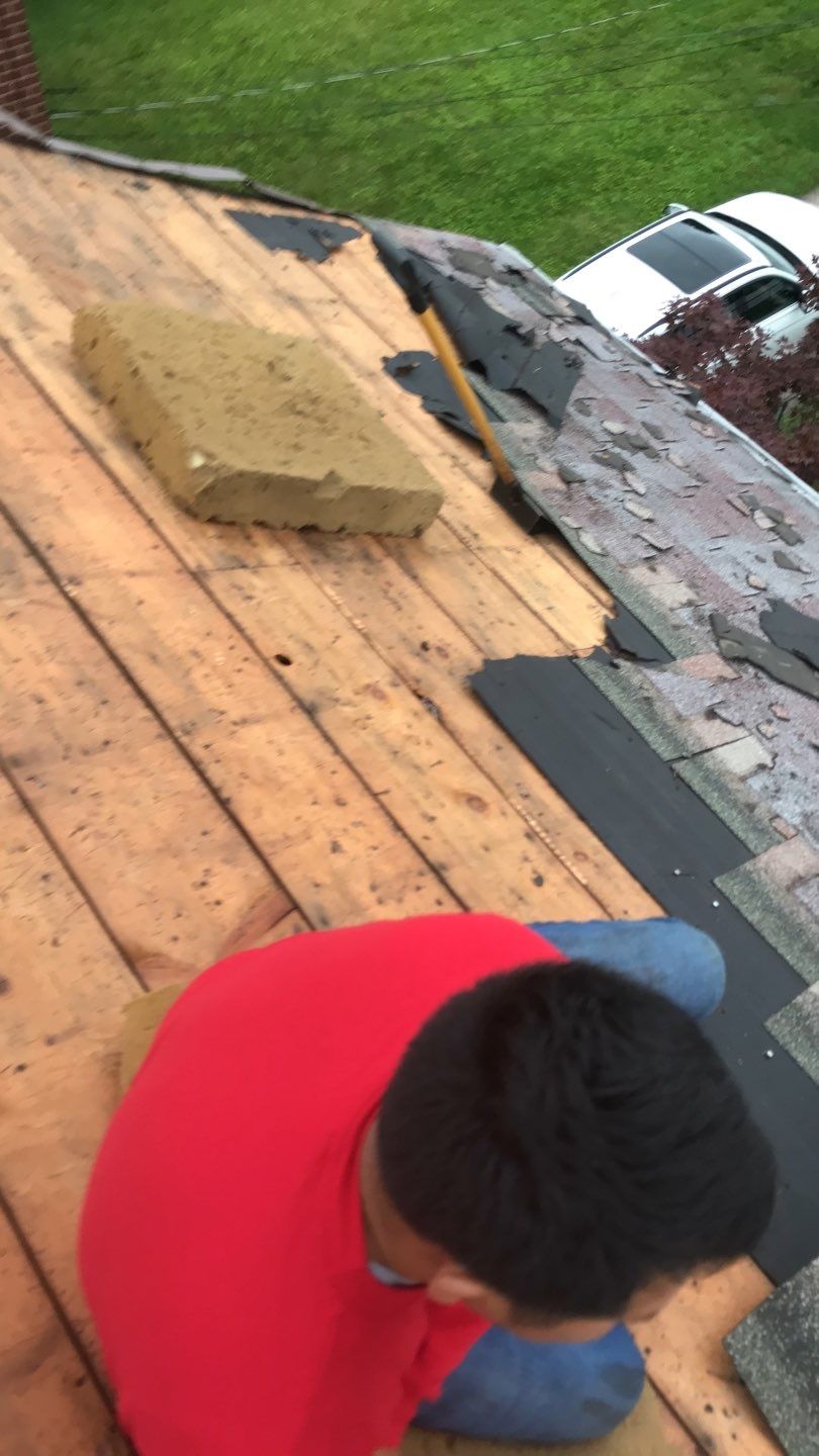 Residential Roof Replacement using Owens Corning Duration, Colonial Slate by Absolute Roofing and Construction