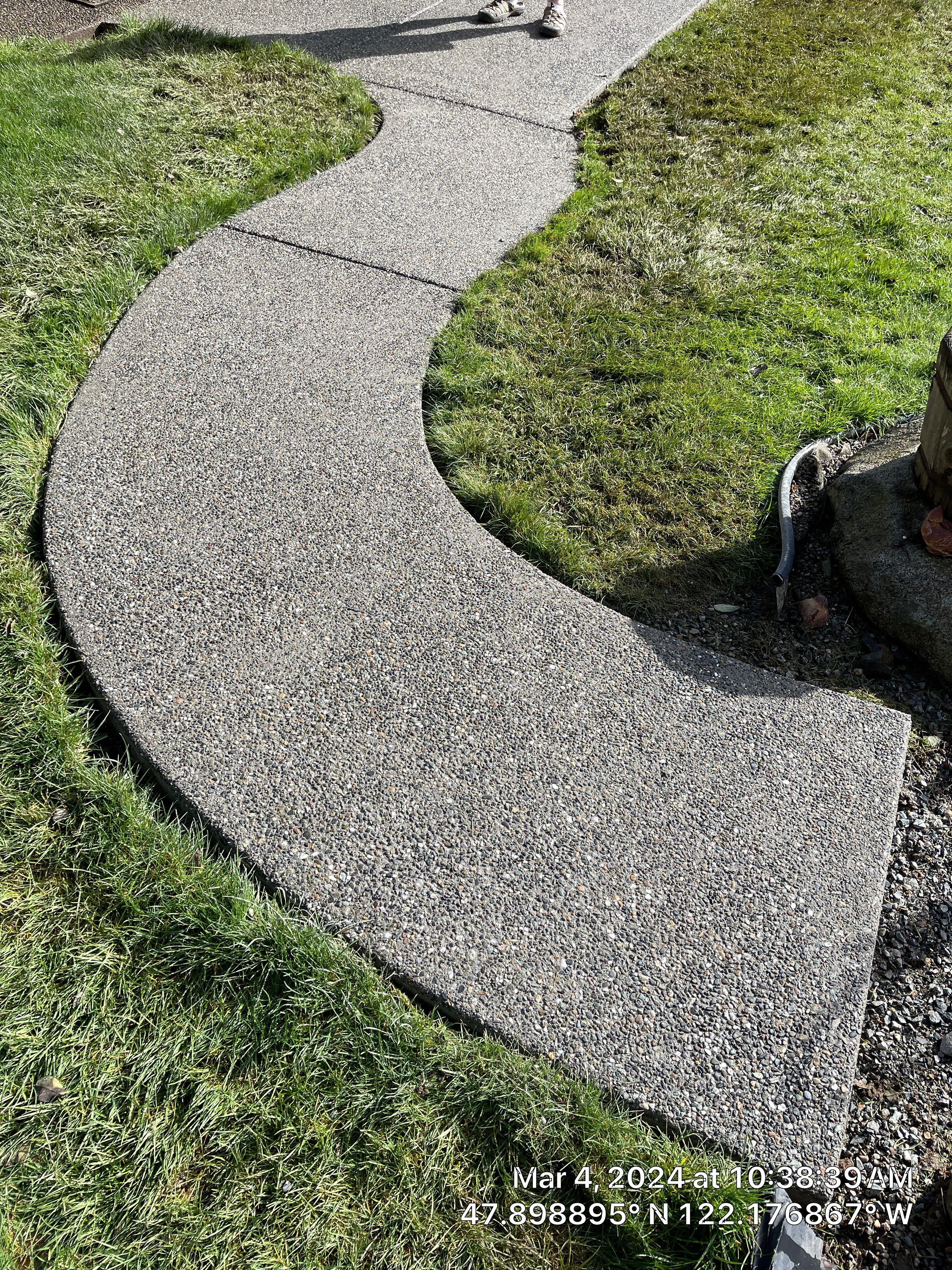 Wayne | Concrete patio & Walkway by Jireh Asphalt & Concrete Inc 
