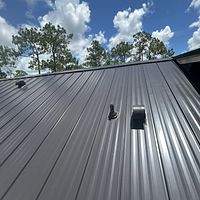 24ga 1" Nail-Strip Dark Bronze  by Total Roofing System The Metal Roof Experts