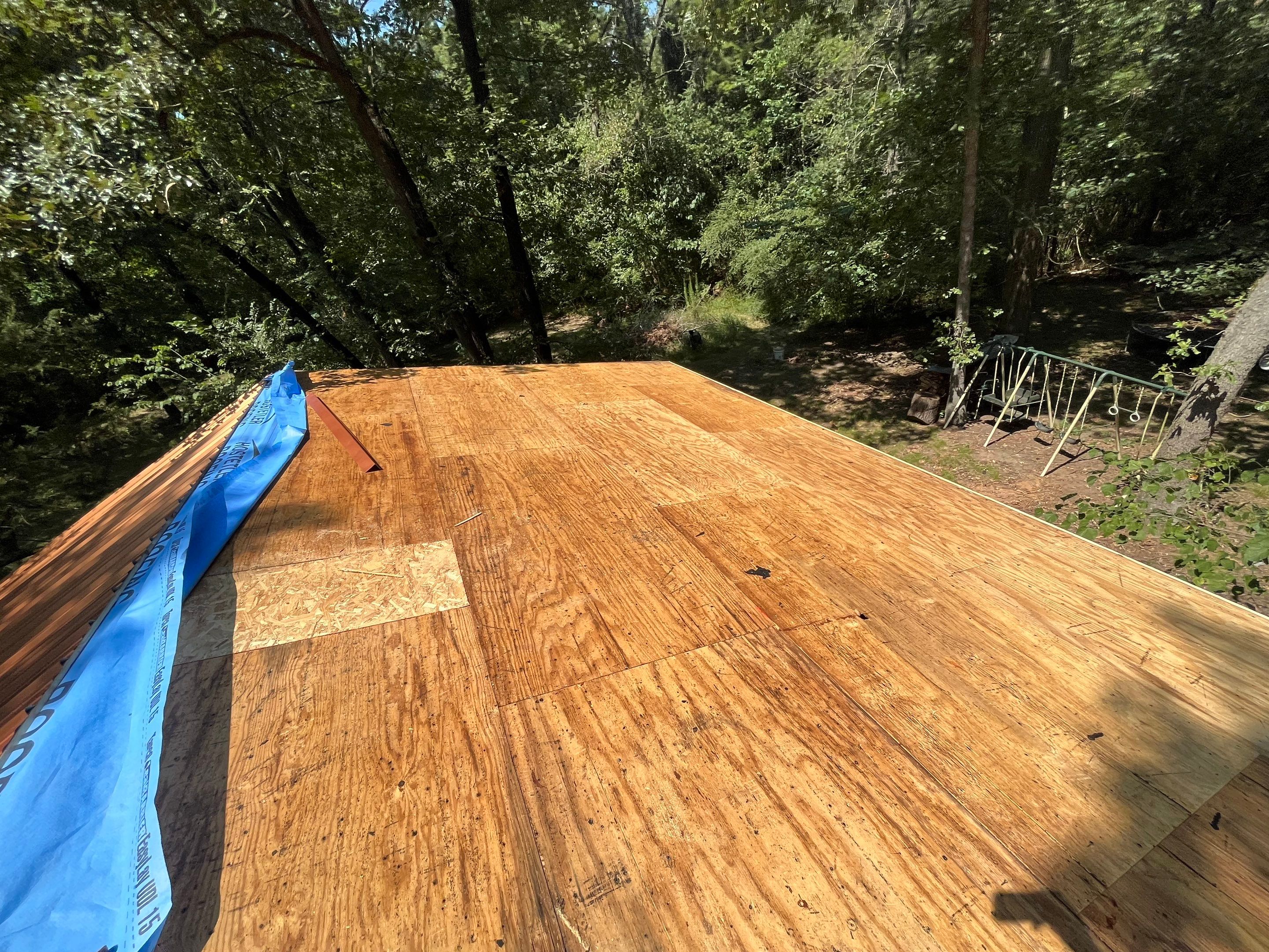Residential Metal Roof Replacement using Reed's Metals: 29 GA. Colored Residential Panel by Hostetler Roofing