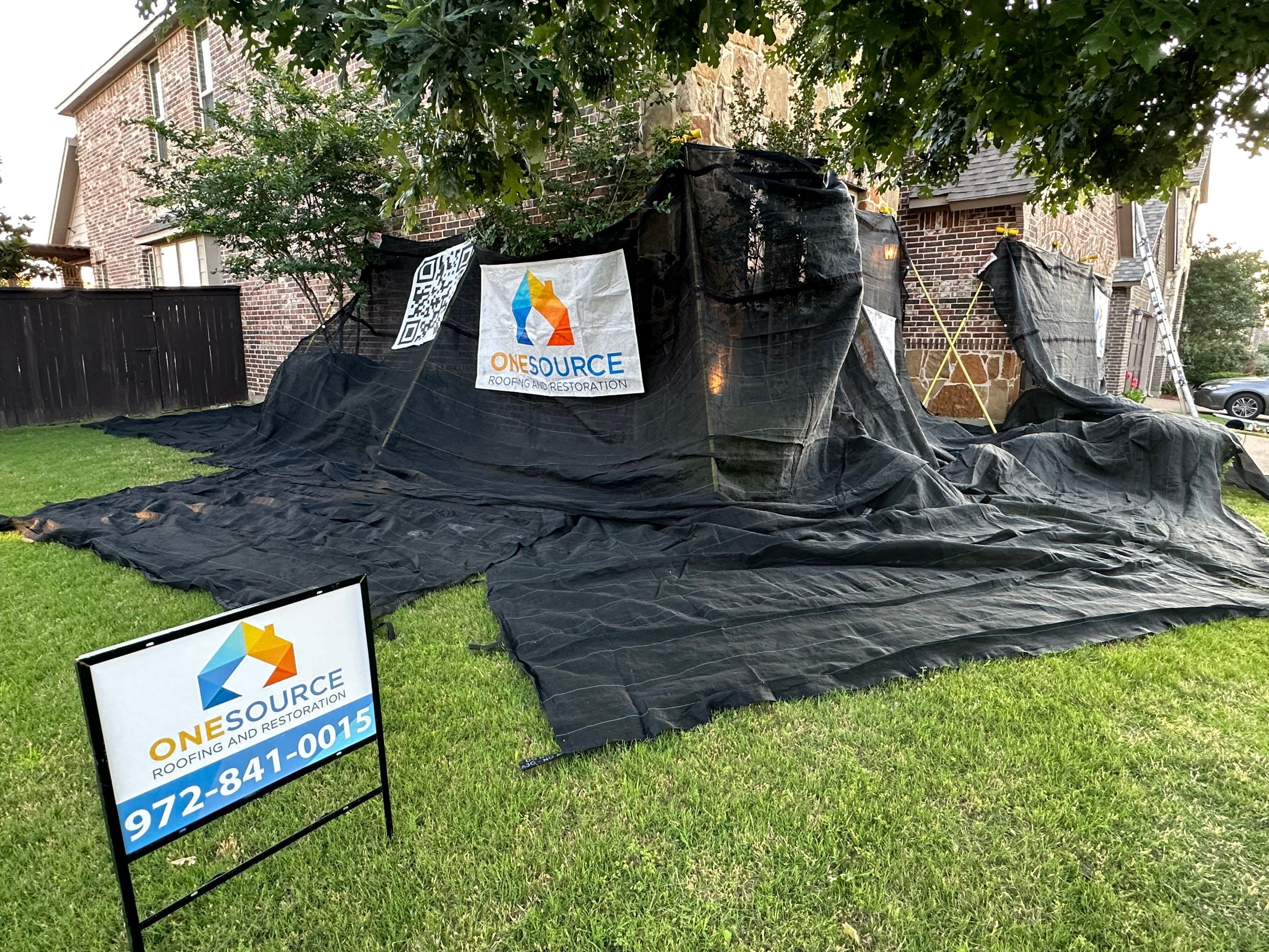Residential Roofing Installation using GAF Timberline HDZ Charcoal by OneSource Roofing and Restoration