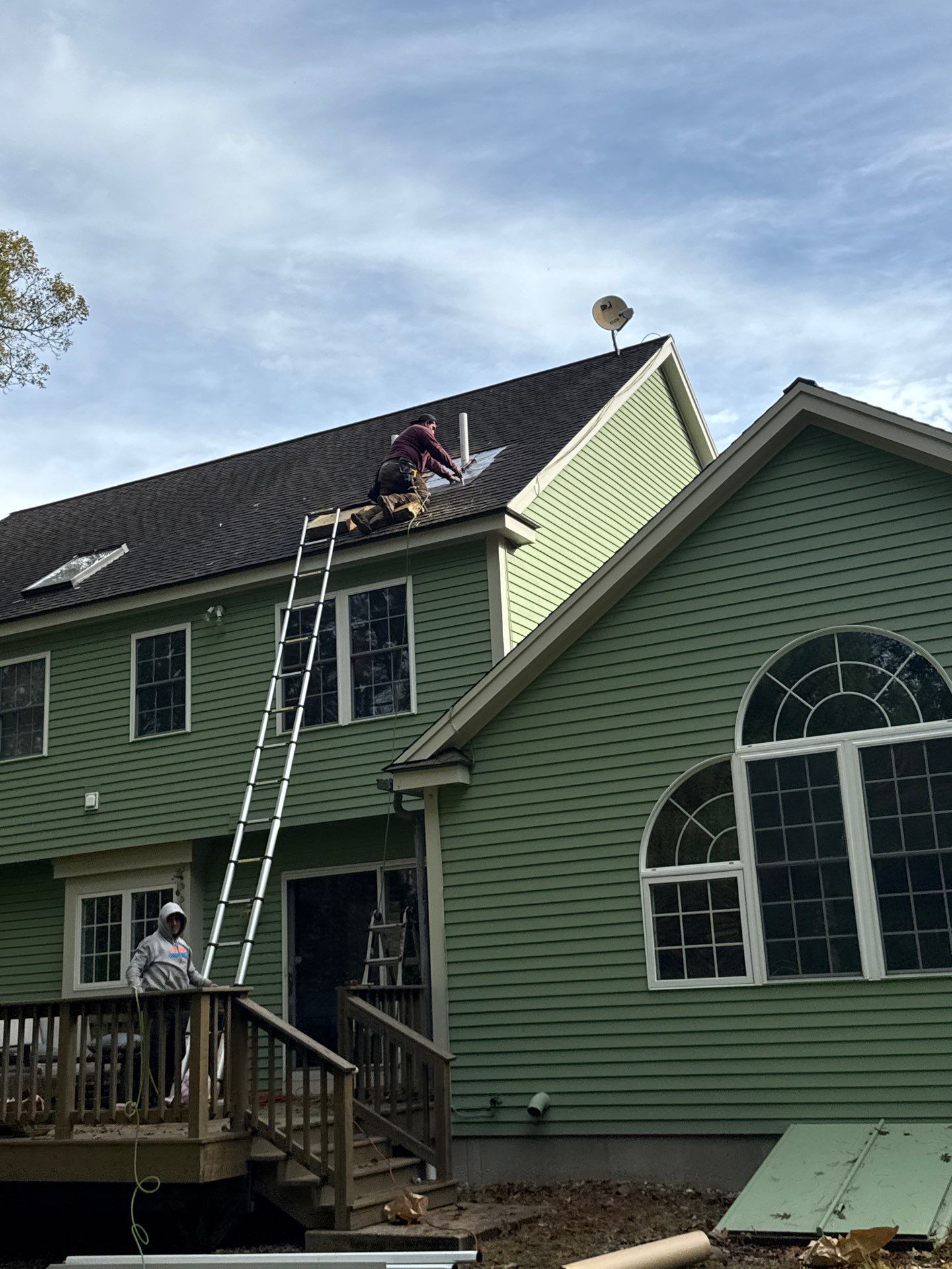 Pipe Boot Leak Repair & Gutter Replacement | Littleton, MA by Mighty Dog Roofing of Greater Middlesex County