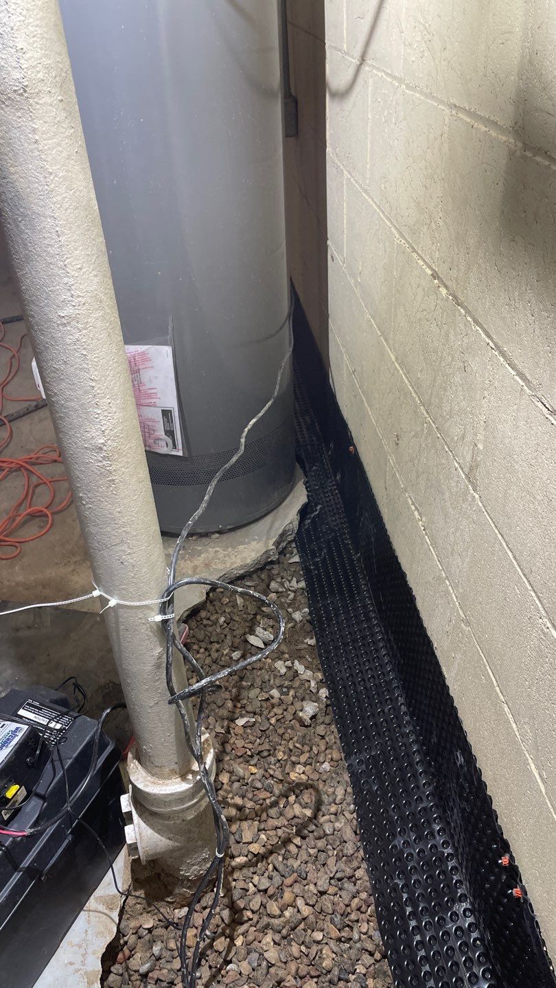 Drain Tile & Sump Pump for Kassie's Rental Property by Waterproofing Northeast