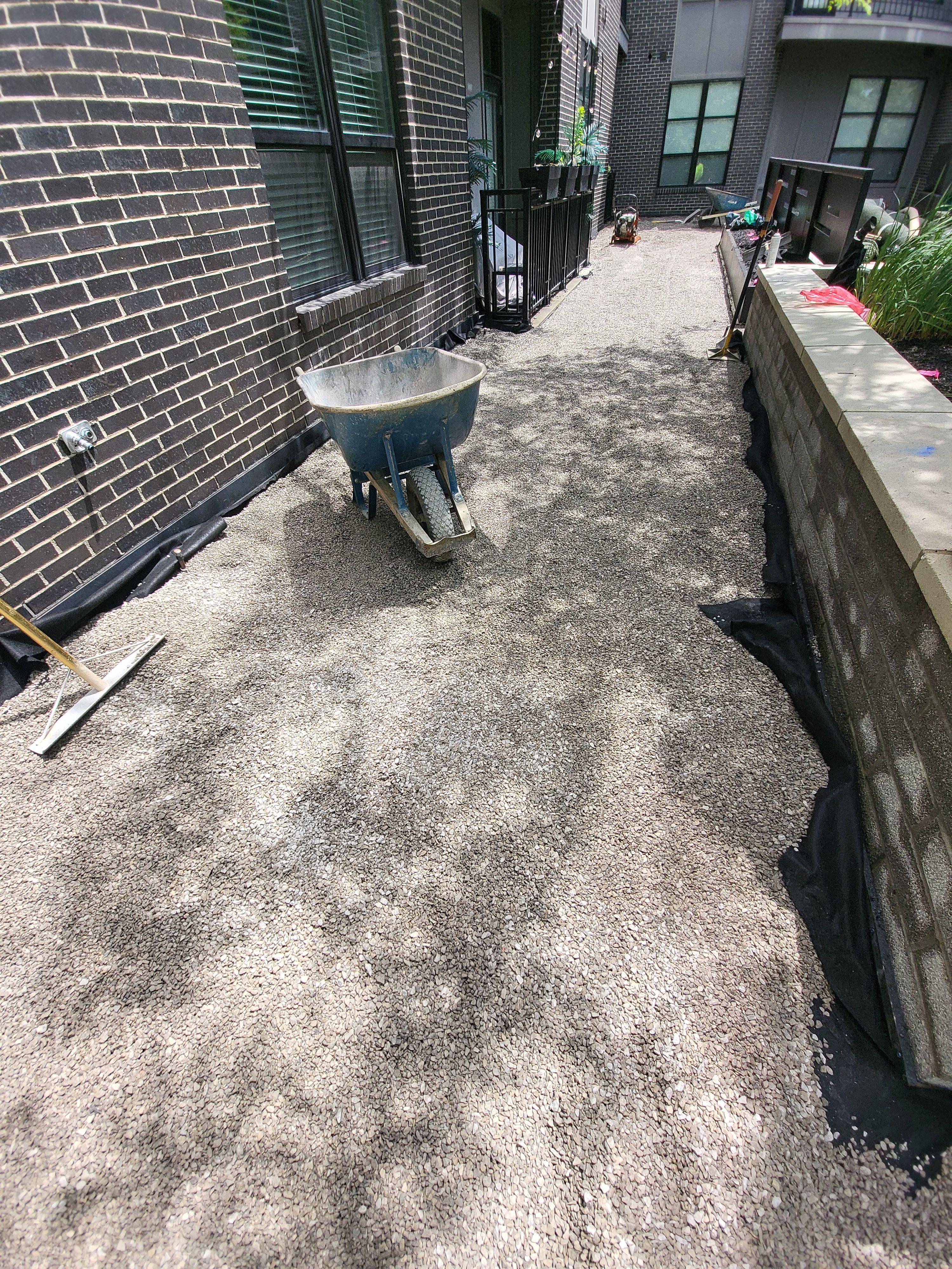 Above Garage Courtyard Synthetic Lawn @ The Broadview by Southwest Greens Midwest
