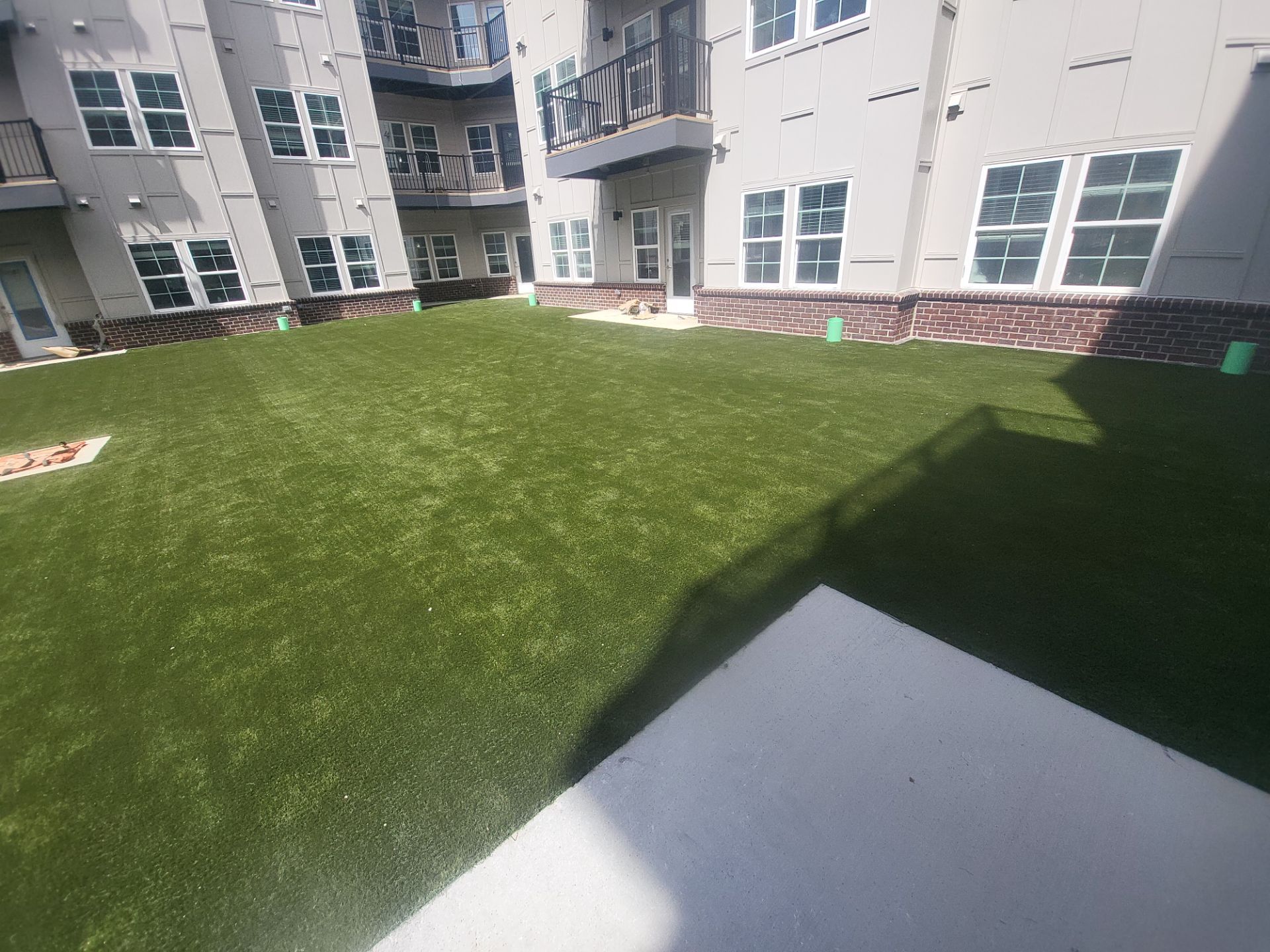 Multi-Family Courtyard Turf Installation by Southwest Greens Midwest
