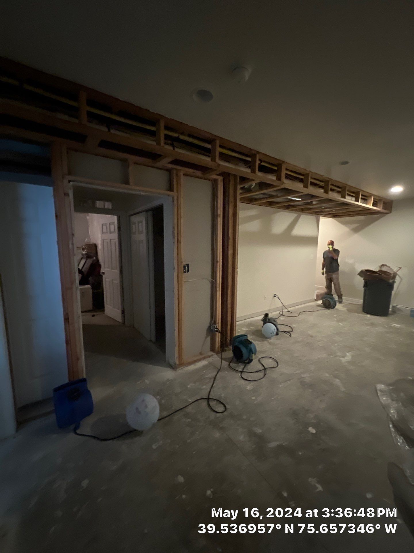 After Hours Emergency Water Extraction and Restoration in Middletown, Delaware by Healthy Home Solutions