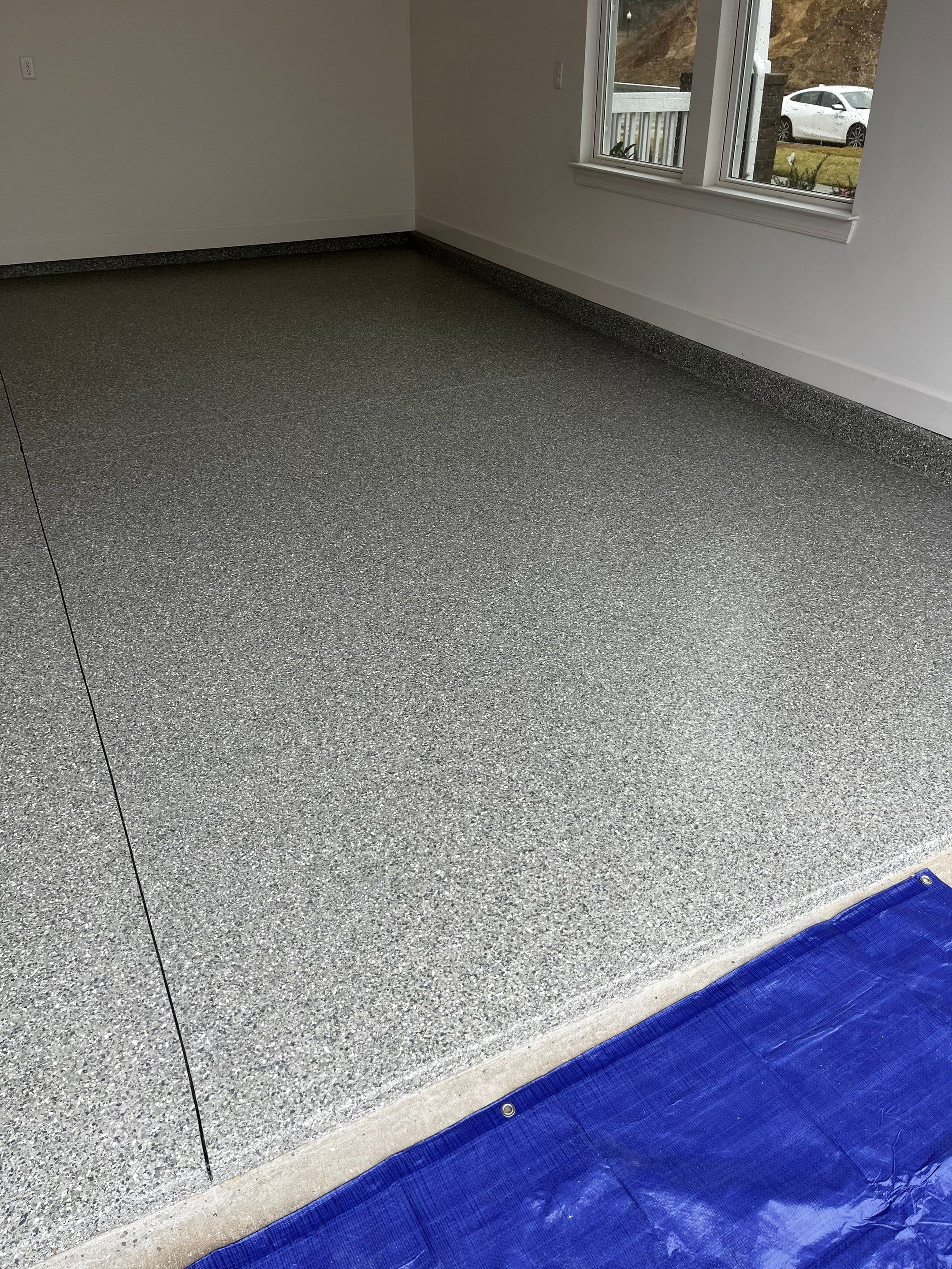 Garage Floor Coating using Thyme by My Garage Floor Guys