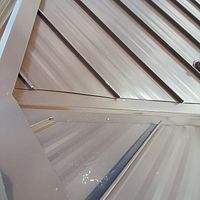 24ga 1.5 Mechanical Seam Mansard Brown