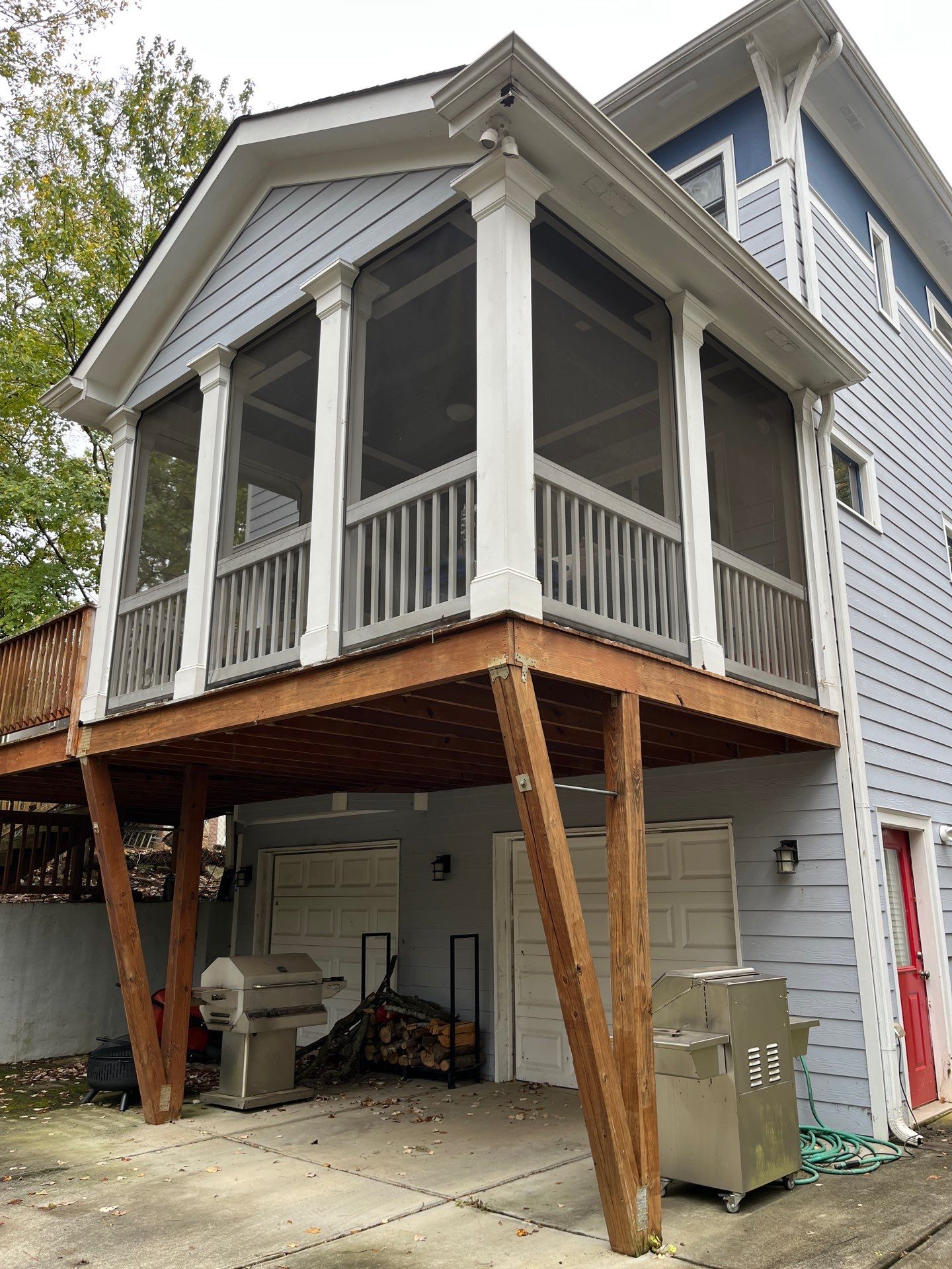 Decatur Deck Rebuild using Pressure Treated Pine by Nelson Exteriors 