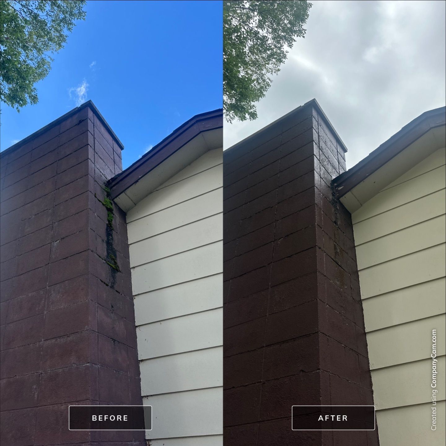 Project in Crystal Lake by Simmons Power & Soft Washing