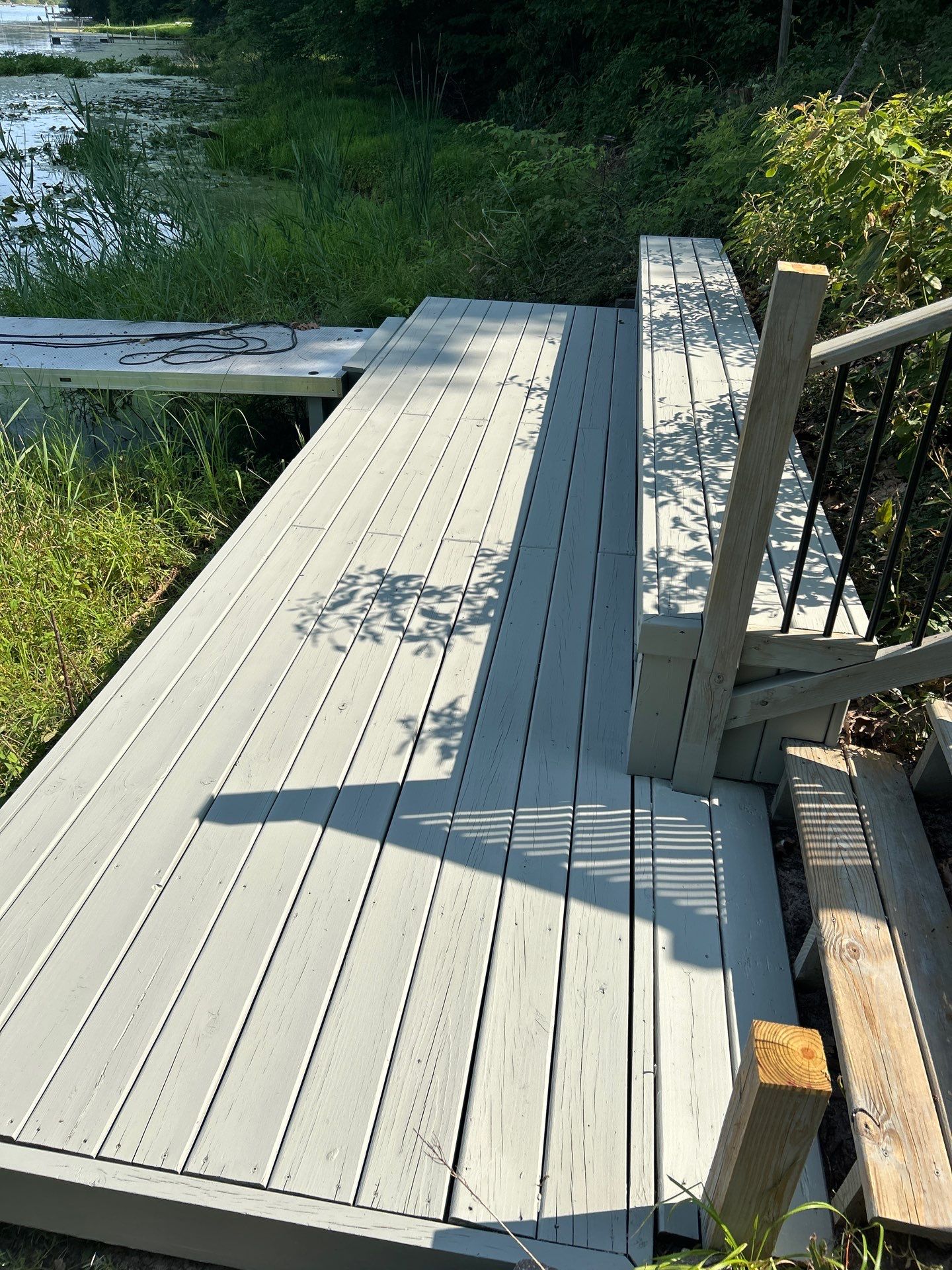 Exterior Deck using solid stain by Gordon Painting