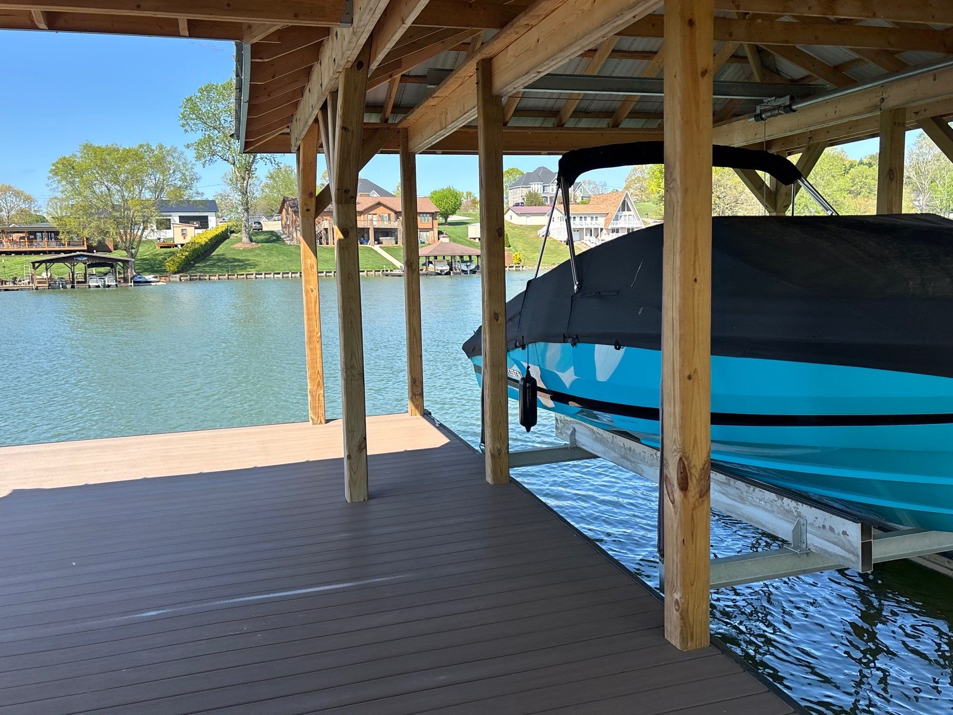 Dock using Wood Sealant by DuraSeal