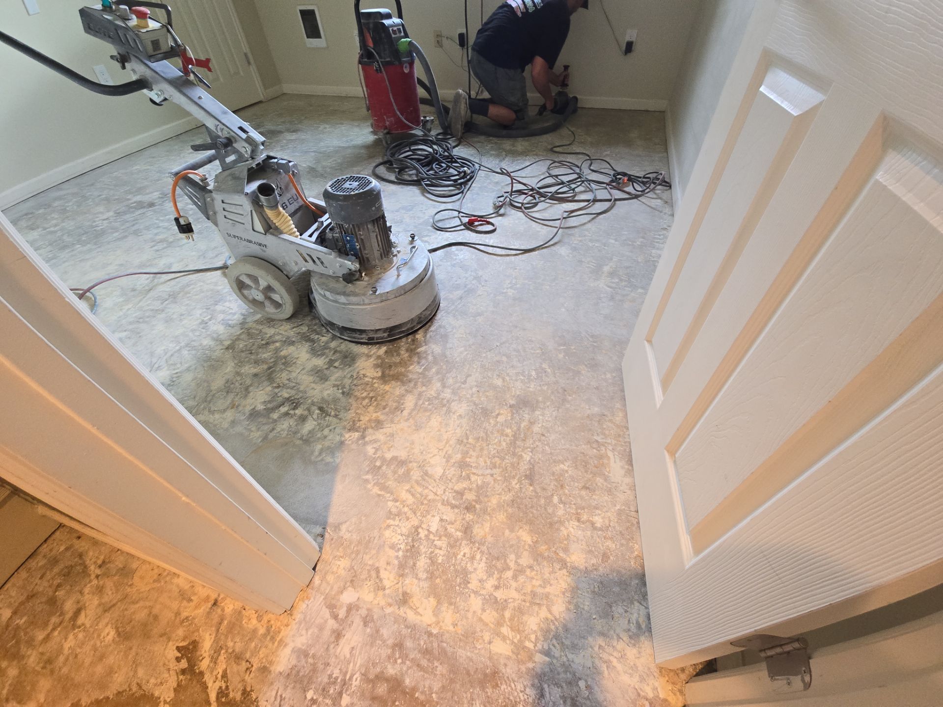 Basement Transformation using Driftwood by Croc Coatings, LLC