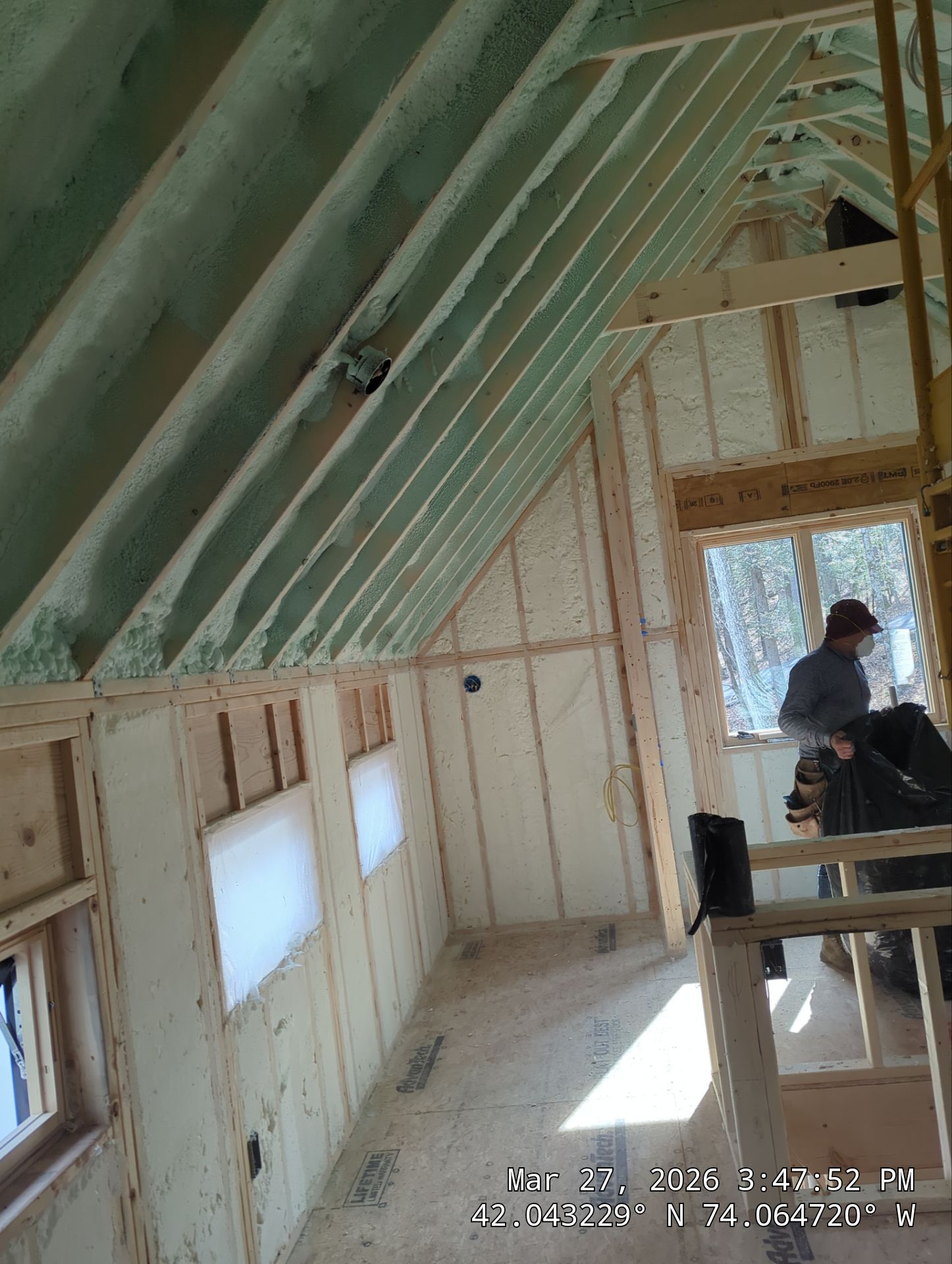 New Construction using Closed Cell Spray Foam and Open Cell Spray Foam by NYS Foam & Energy