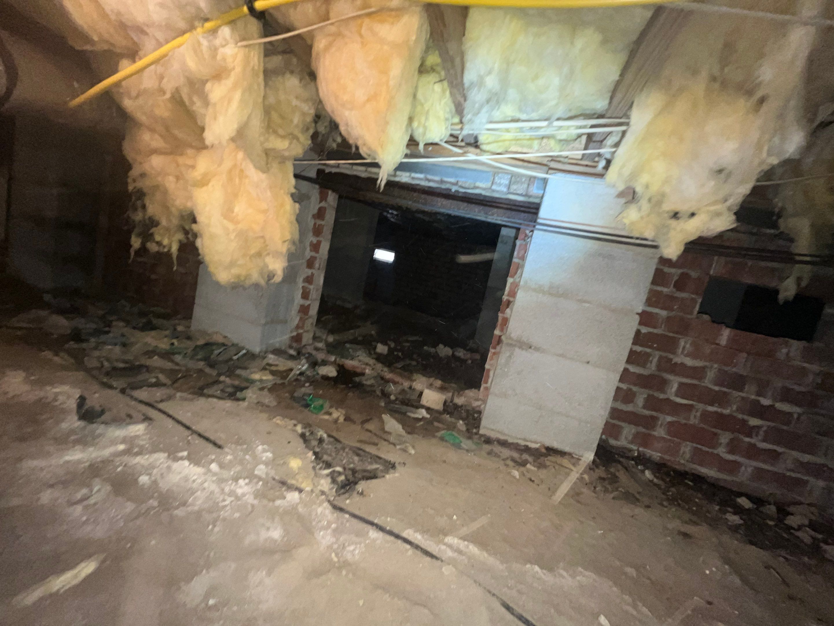 Dehumidifier and Moisture Barrier install with Structural repairs. by Impact Crawlspace