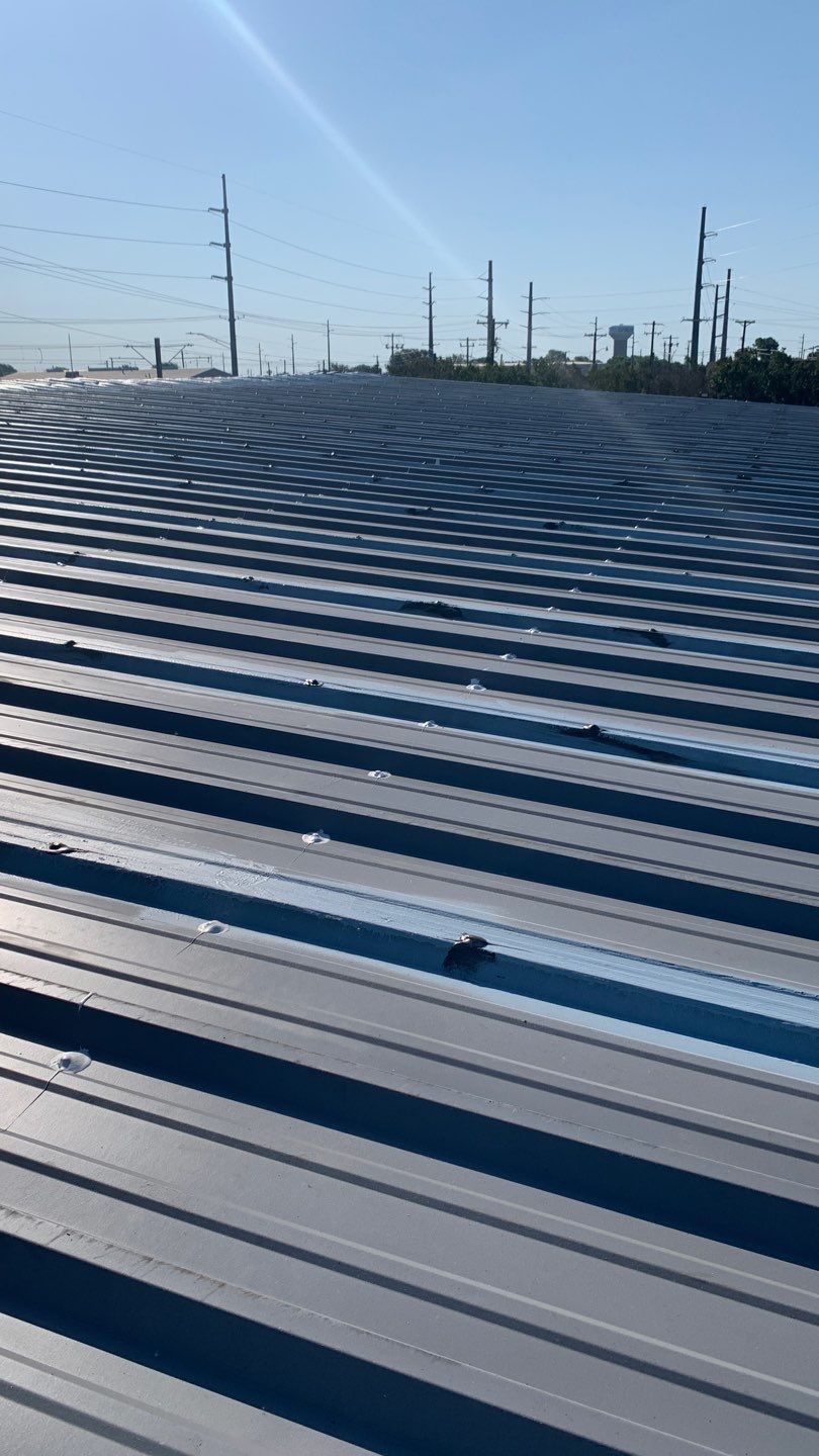Foam & Metal Roof Restoration – Thermo Sensors (Garland, TX) by All Star Roofing LLC