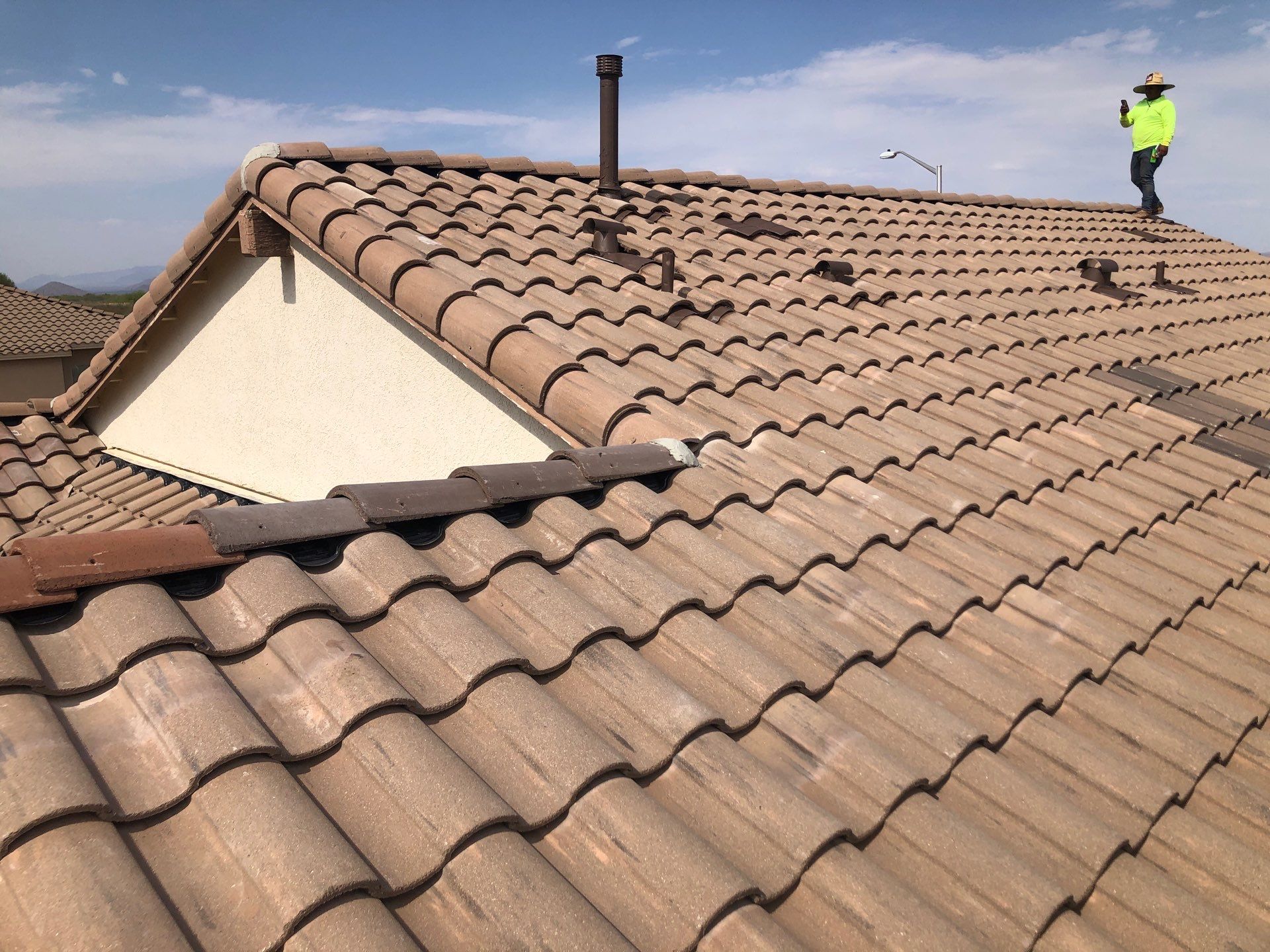 Desert Sand Concrete Tile by Reimagine Roofing