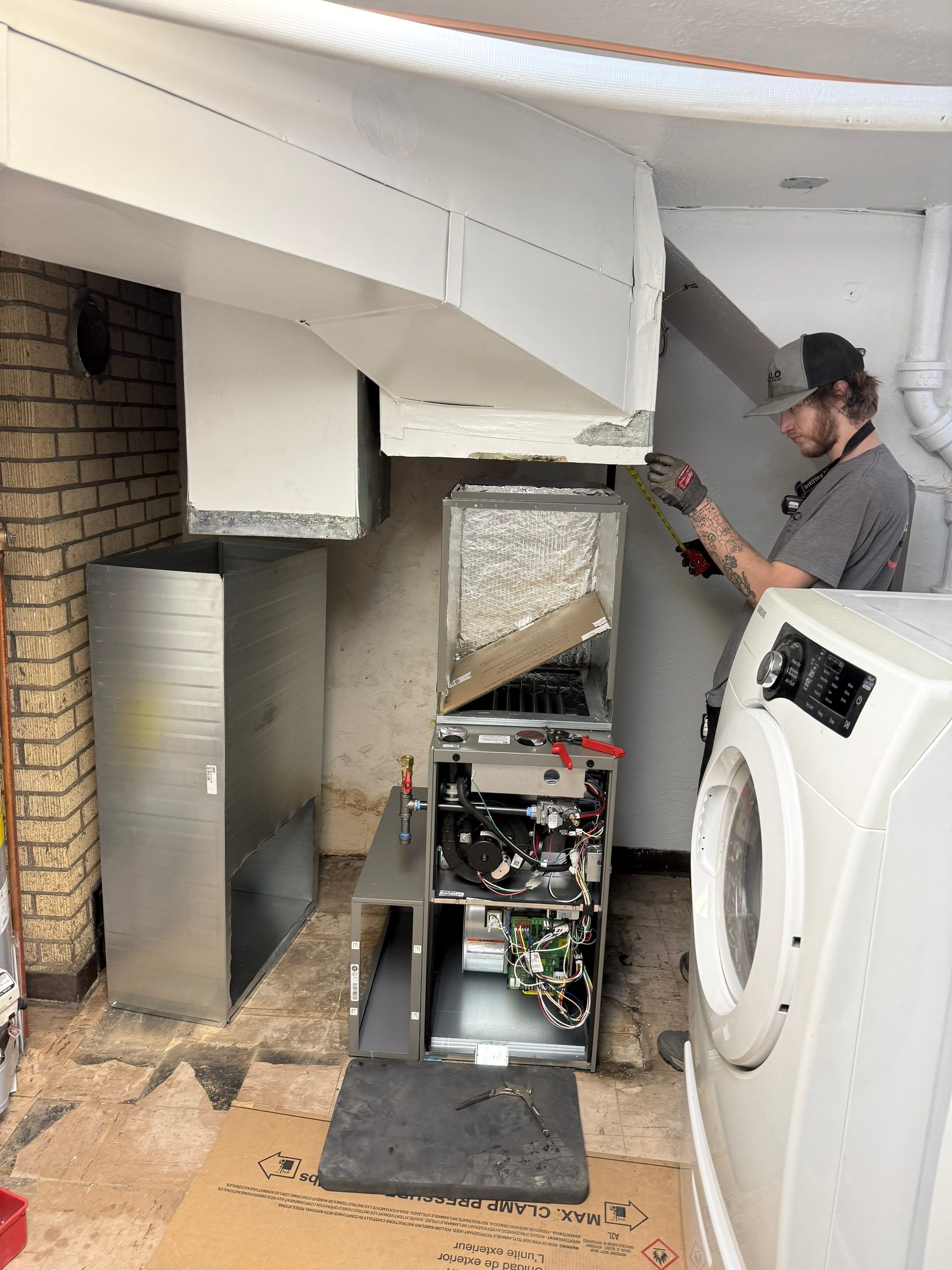 System Upgrade: 75-Year-Old Furnace Replacement by Halo Heating and Air