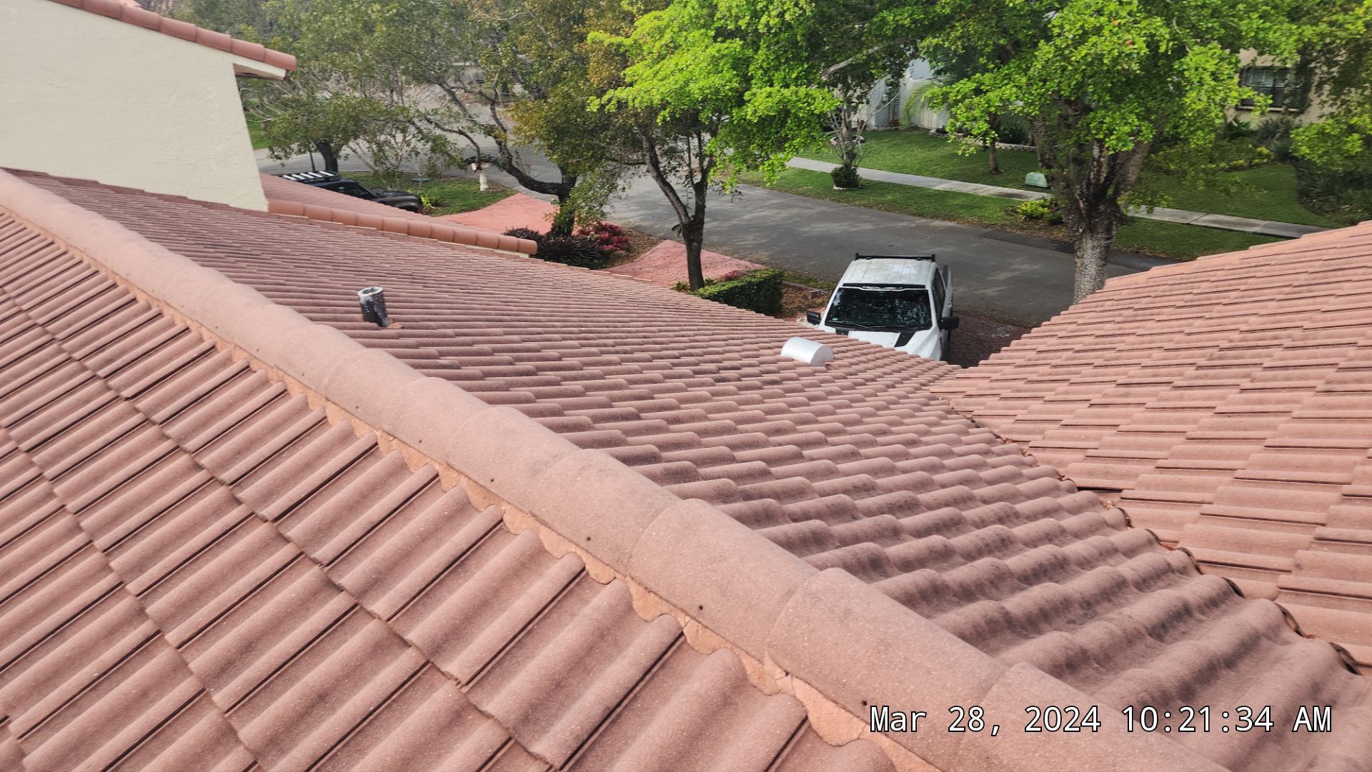 Clay Tile Roof Leak Repair and Sheathing Replacement in Hollywood by Aastro Roofing