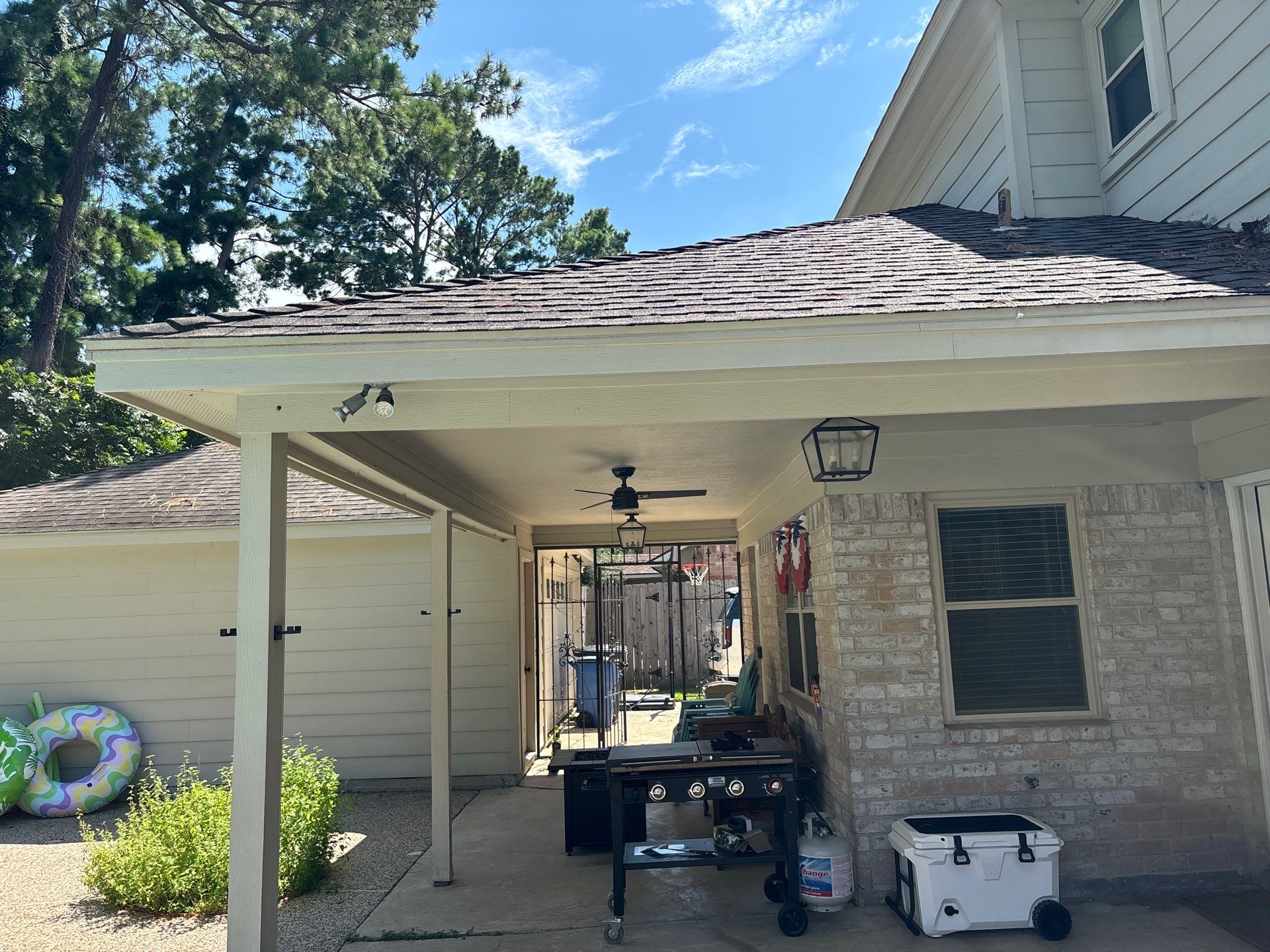 Hail Damage using Owen's Corning Duration (Lifetime) Shingles by Roof Repair Company