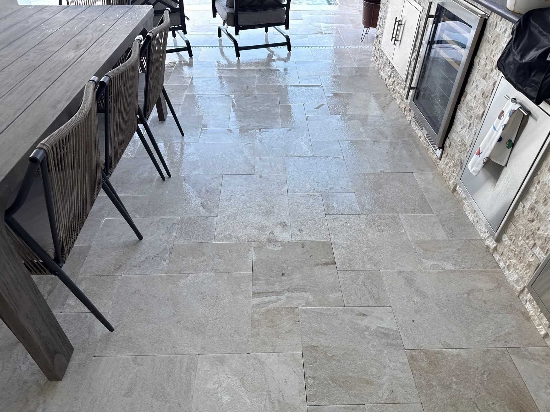 Paver Pool Deck Cleaning in Esplanade at Artisan Lakes – Palmetto, FL by Sunshine AquaWash