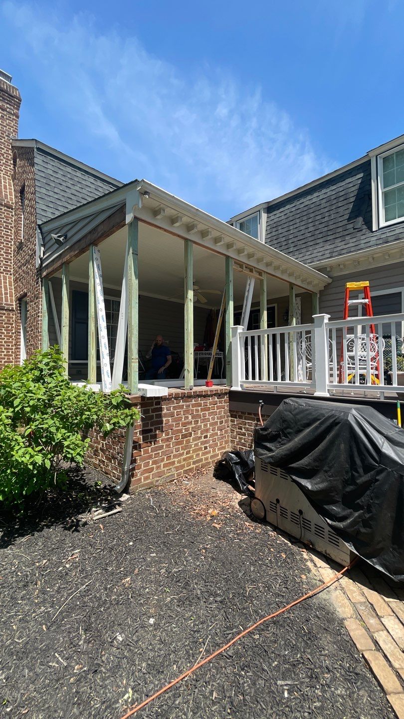 Screen Porch Renovation - Fallston MD by HomeWerkes Design & Build